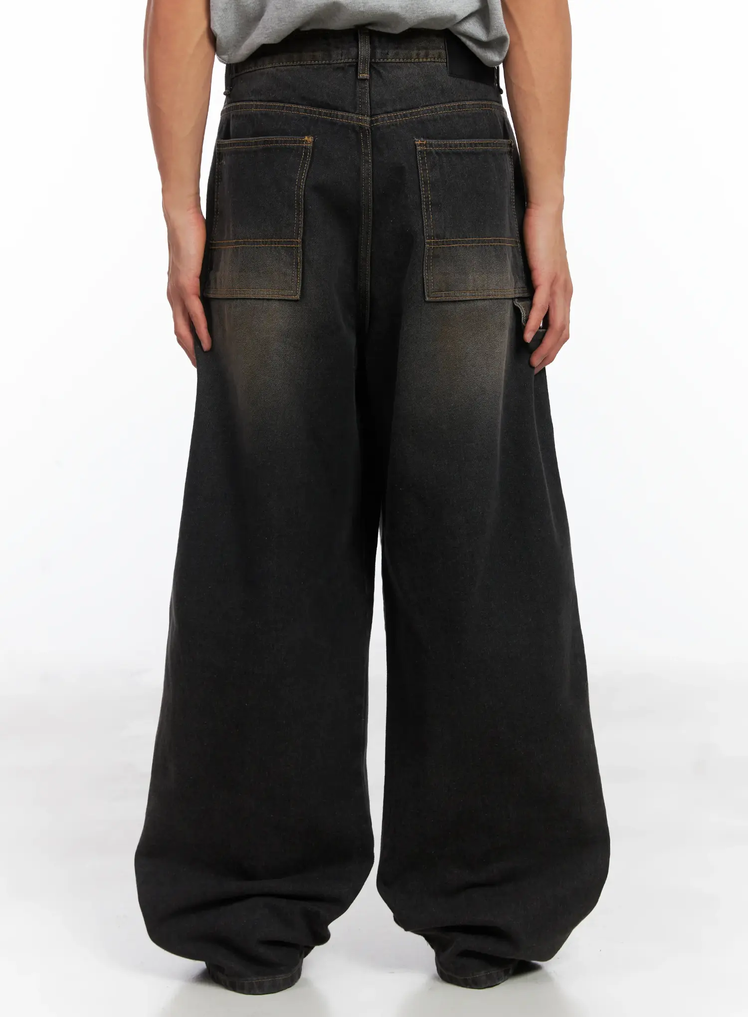 Men's Wide Utility Pocket Jeans ID511 - Image 7