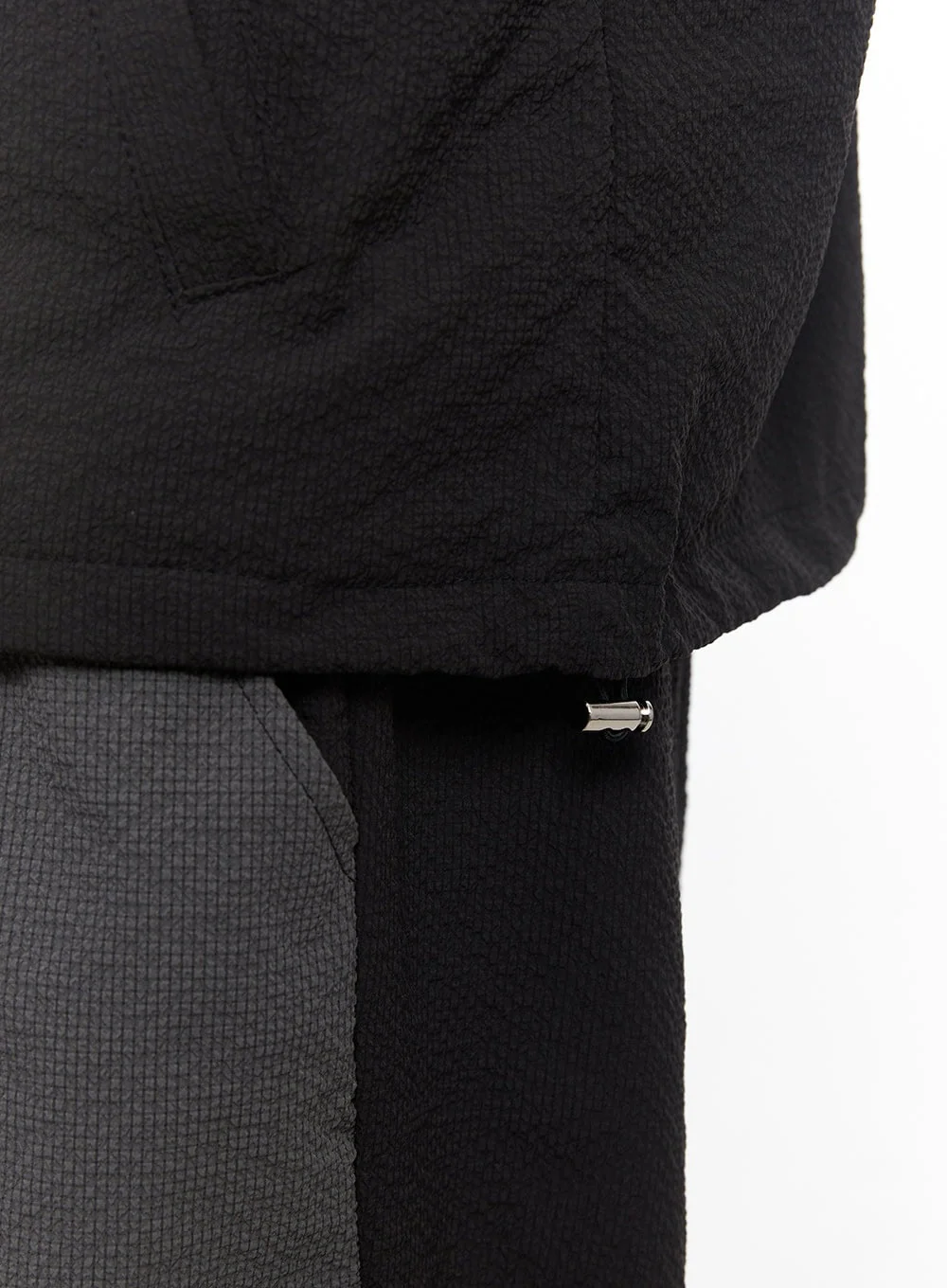 Men's Zip-Up Collared Half-Sleeve Shirt IY520 - Image 6
