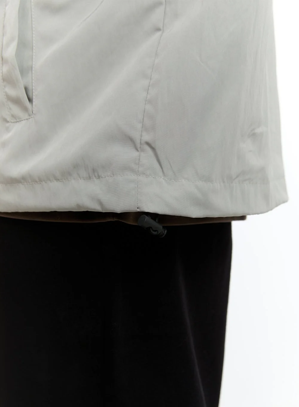 Men's Zip-Up Nylon Wind Jacket IS412 - Image 6