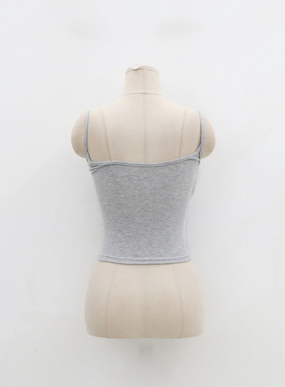Mesh Detail Crop Sleeveless Top IN25 - Image 27