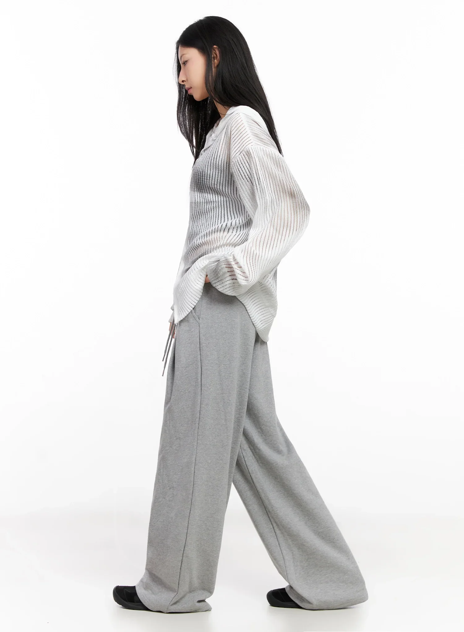 Mesh Gradient Zip-Up Hoodie IG508 - Image 14
