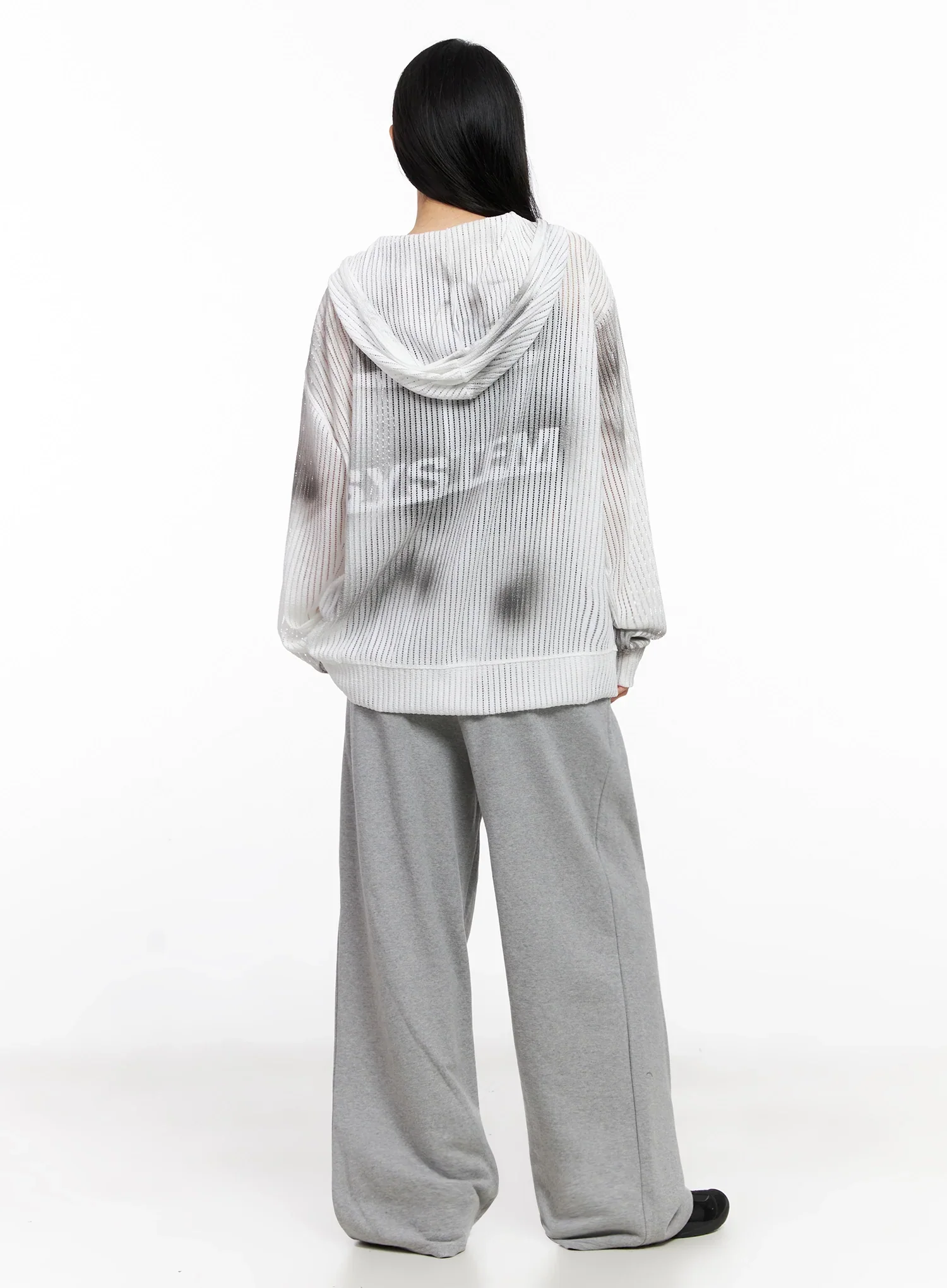 Mesh Gradient Zip-Up Hoodie IG508 - Image 15