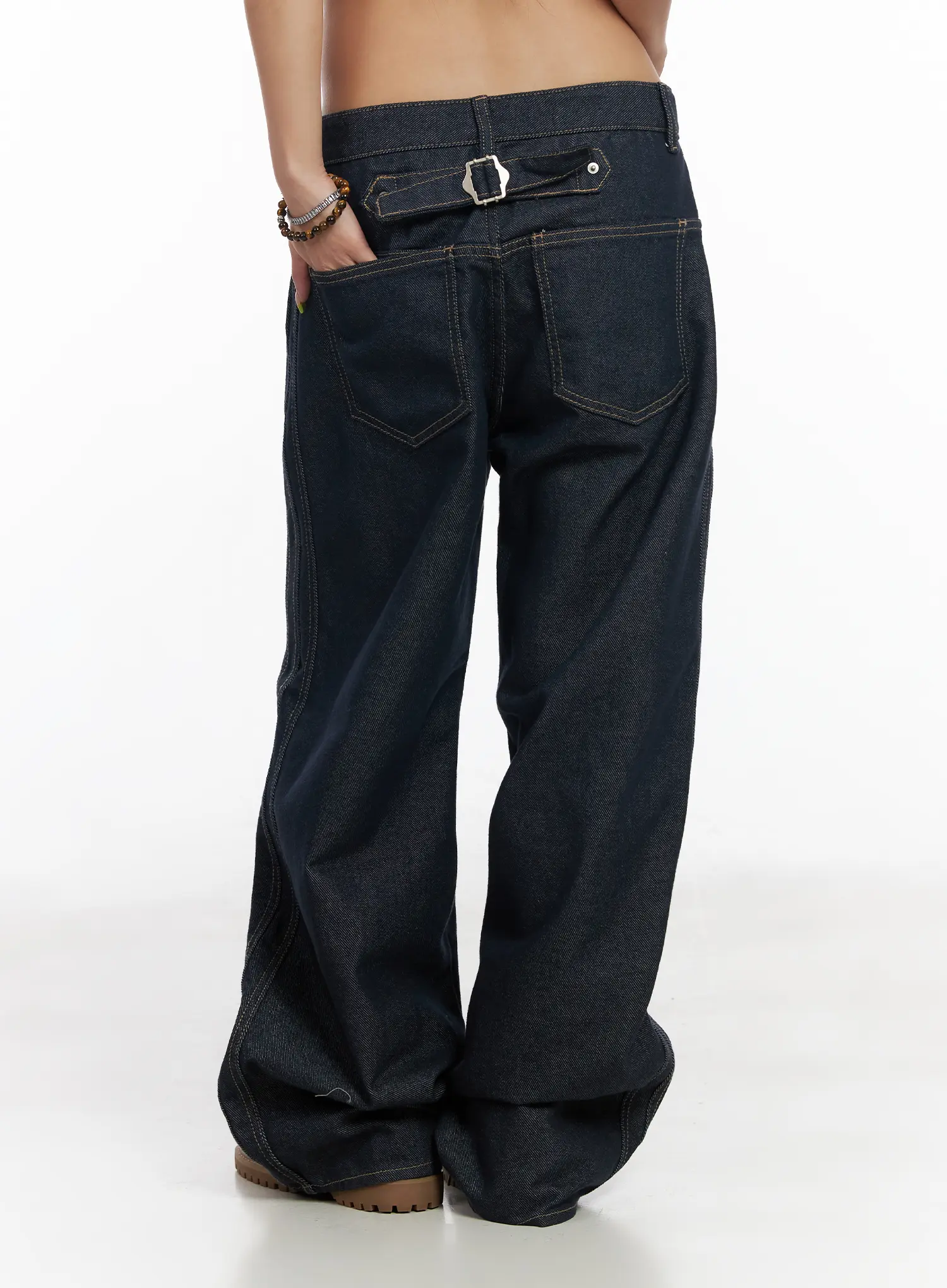 Micah Non-Fade Wide Leg Jeans CM525 - Image 7