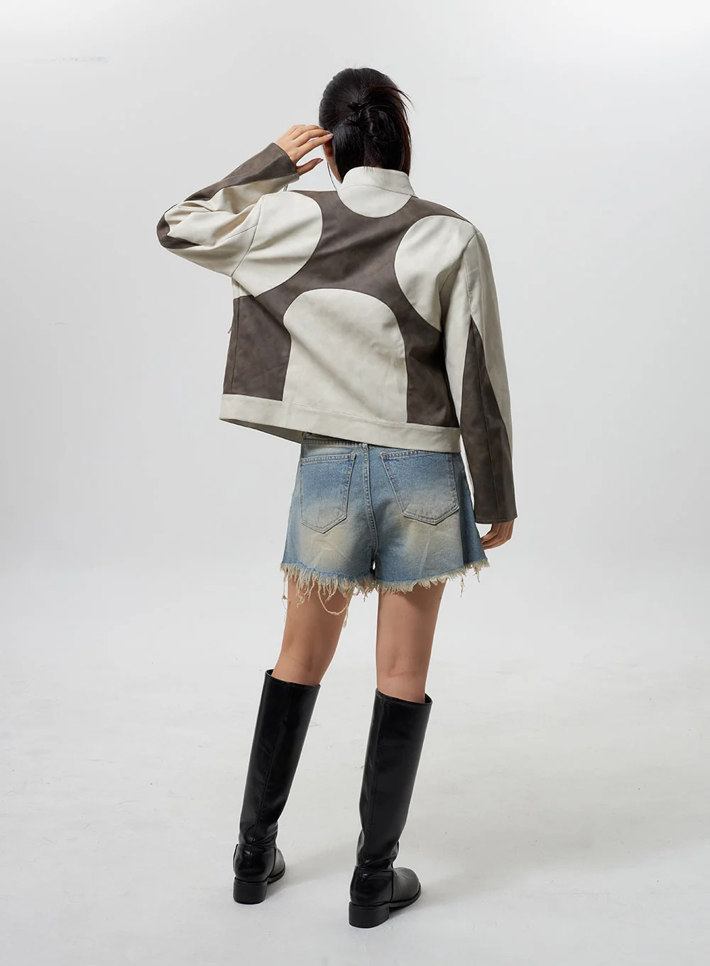 Mid-Rise Ripped Jeans CY323 - Image 11