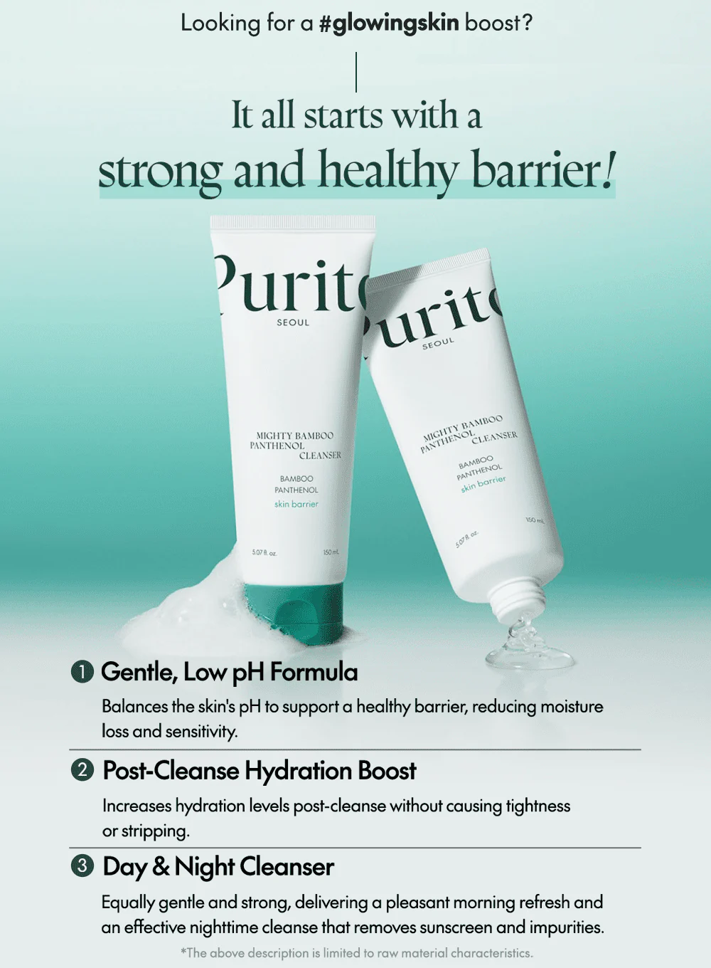 Mighty Bamboo Panthenol Cleanser (150ml) - Image 5