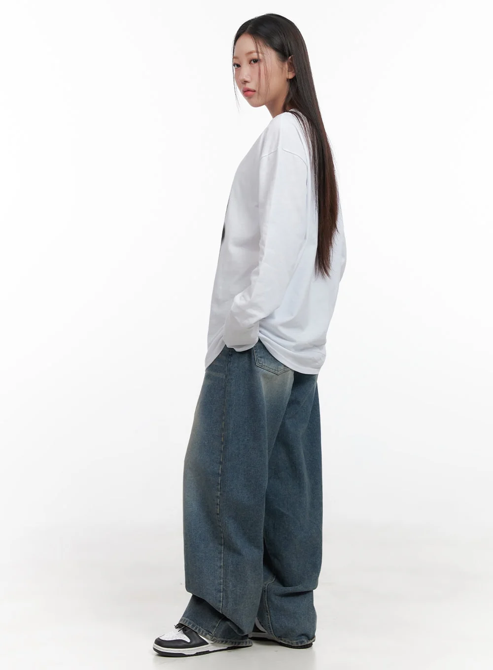 Mikaela Comfy Baggy Jeans CD411 - Image 3