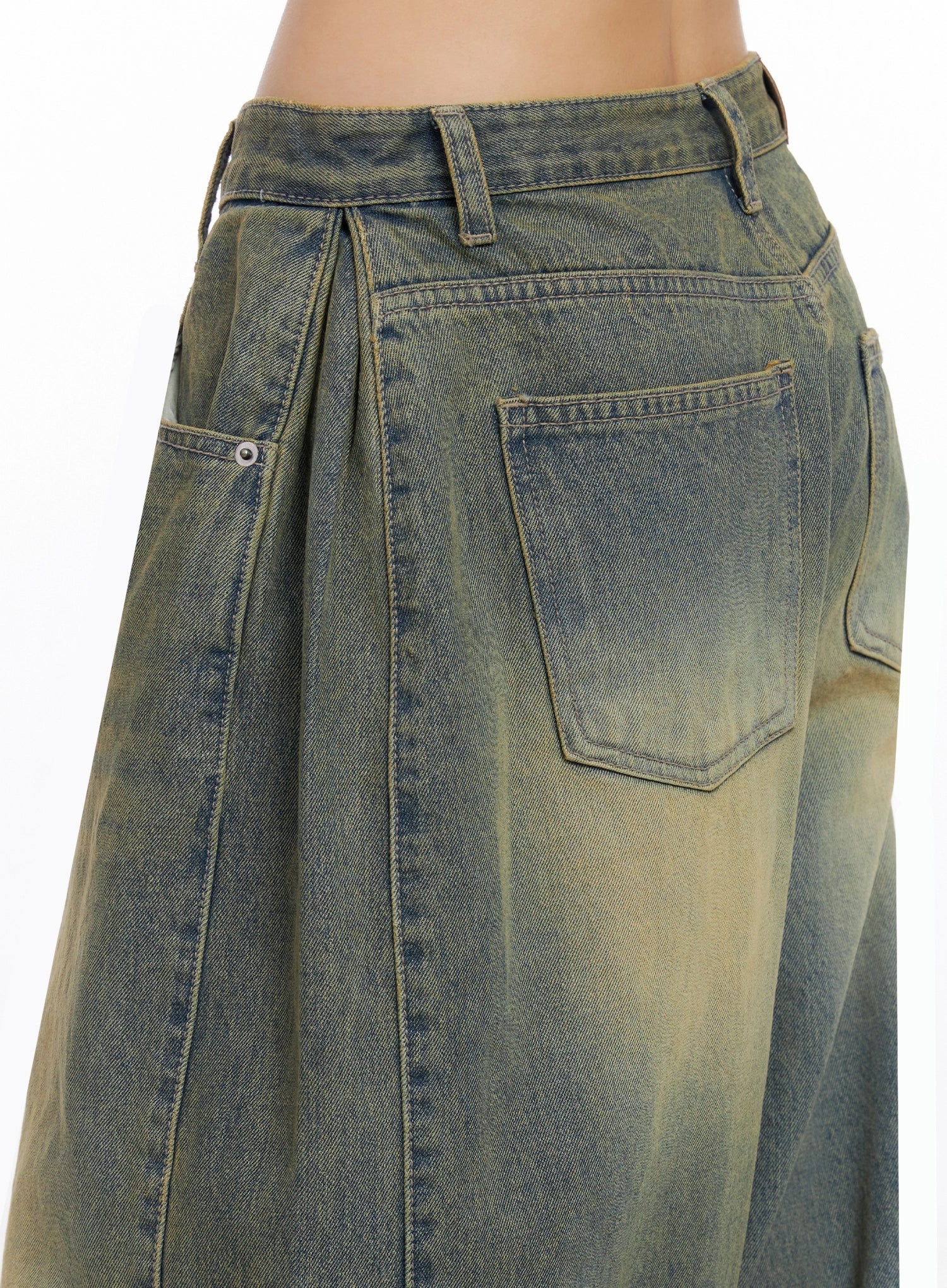 Milana Vintage Washed Baggy Jeans IS525 - Image 10
