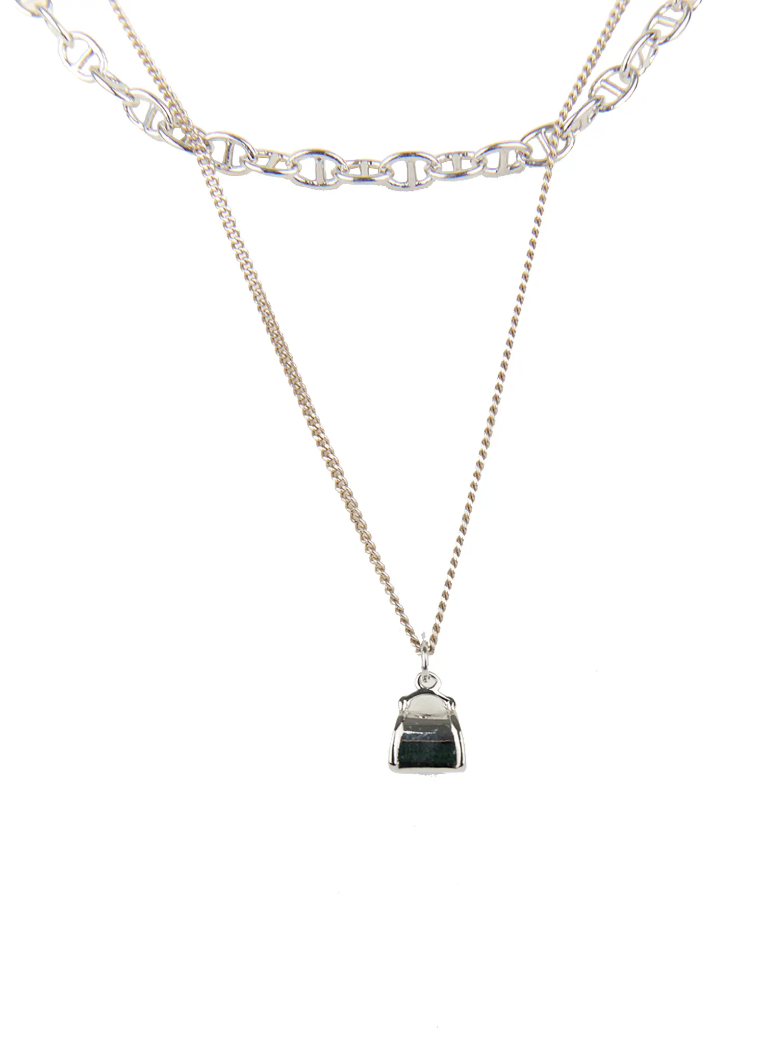 Mini Bag Pendant Layered Necklace CC0608 - Image 6