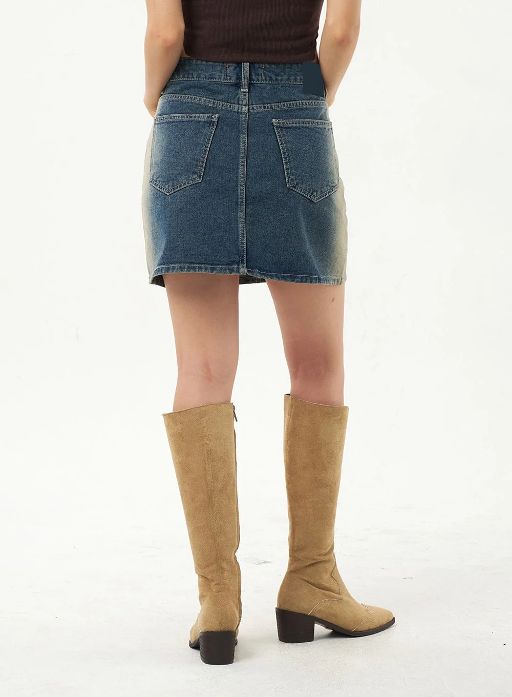 Mini Denim Skirt CA325 - Image 6