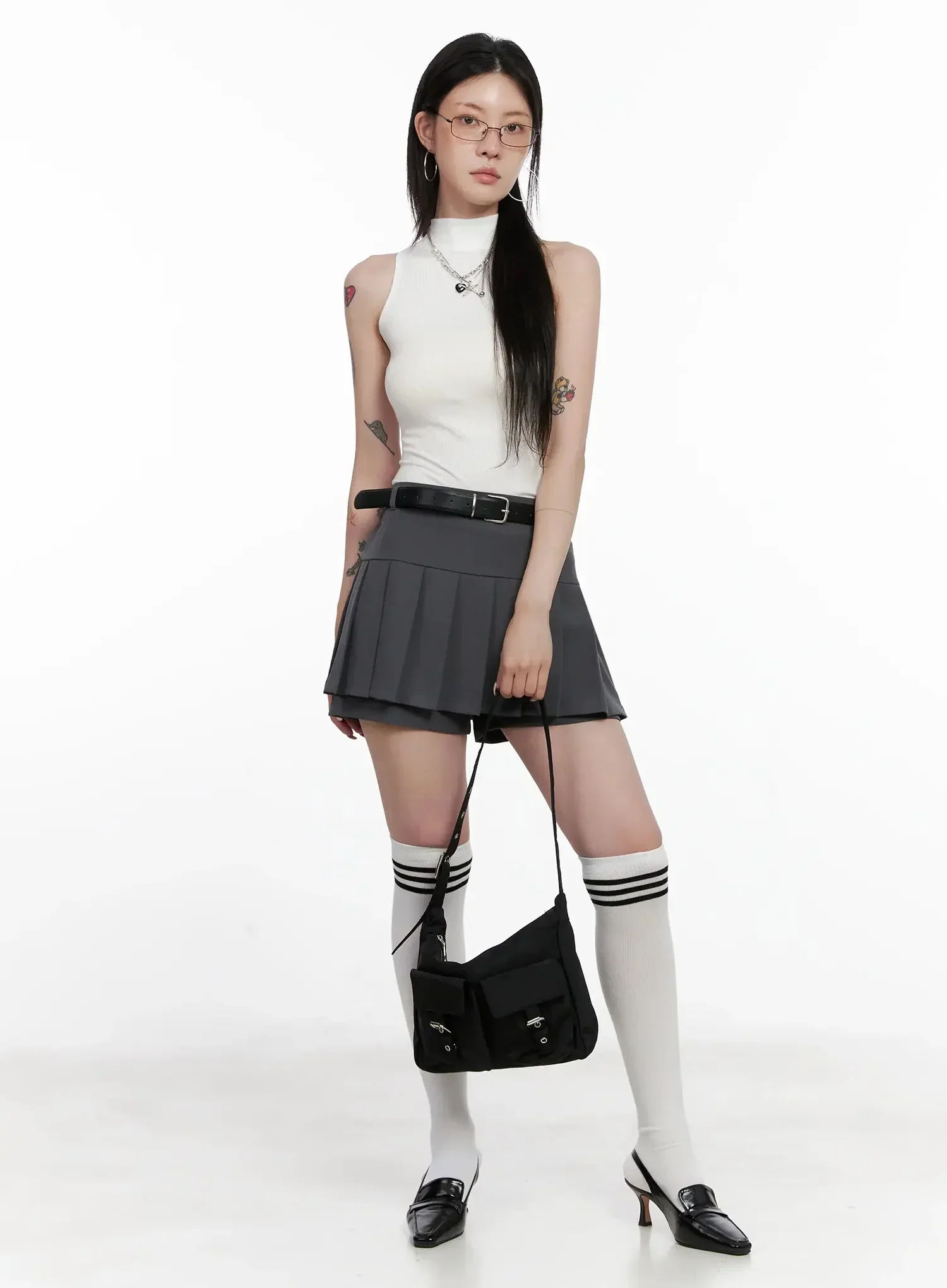 Mock Neck Tank Top IS508 - Image 2