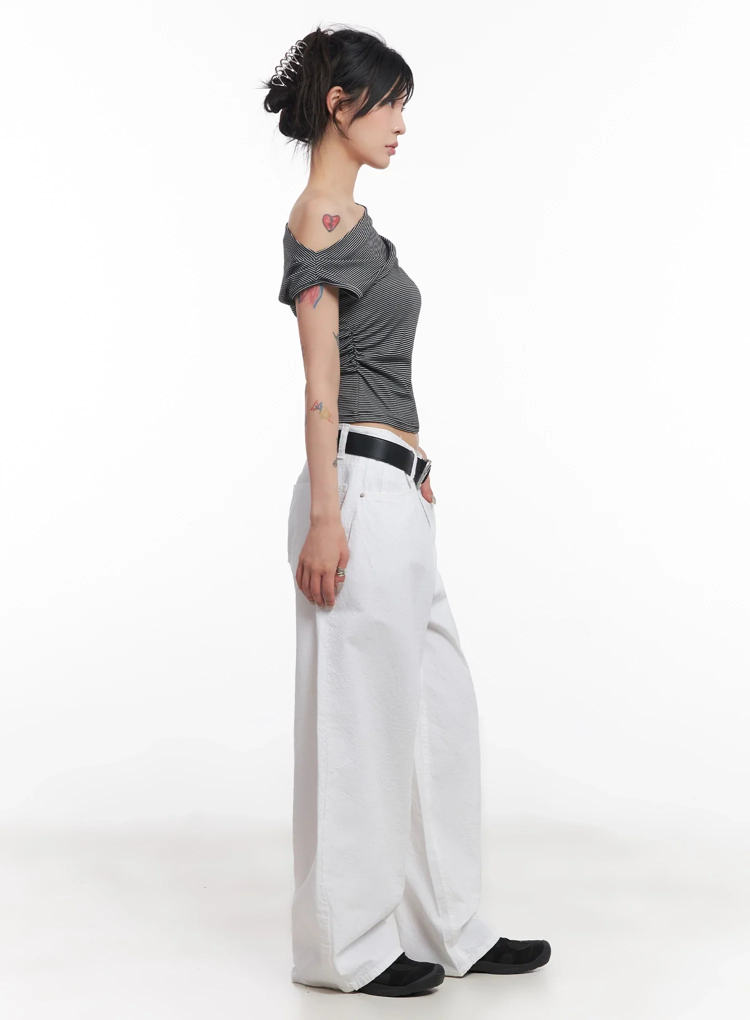 Modern Faux Leather Belt IC503 - Image 6