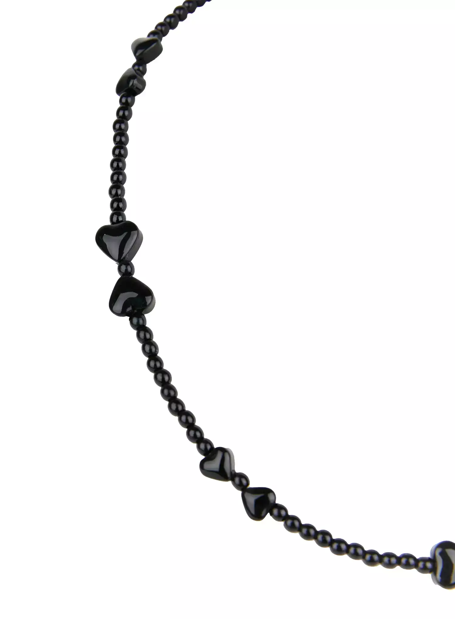 Modern Heart Bead Necklace IG528 - Image 6