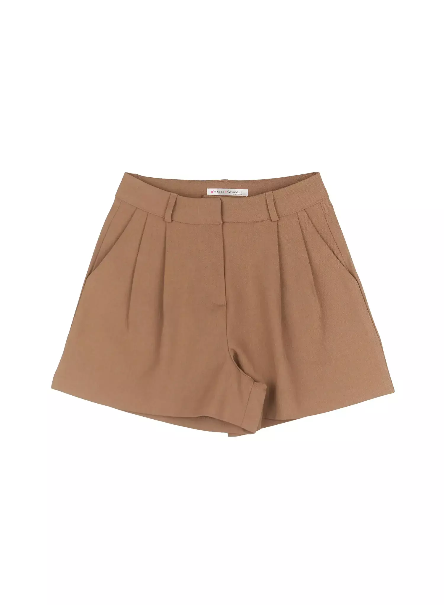Modern Pintuck Tailored Shorts IN507 - Image 17