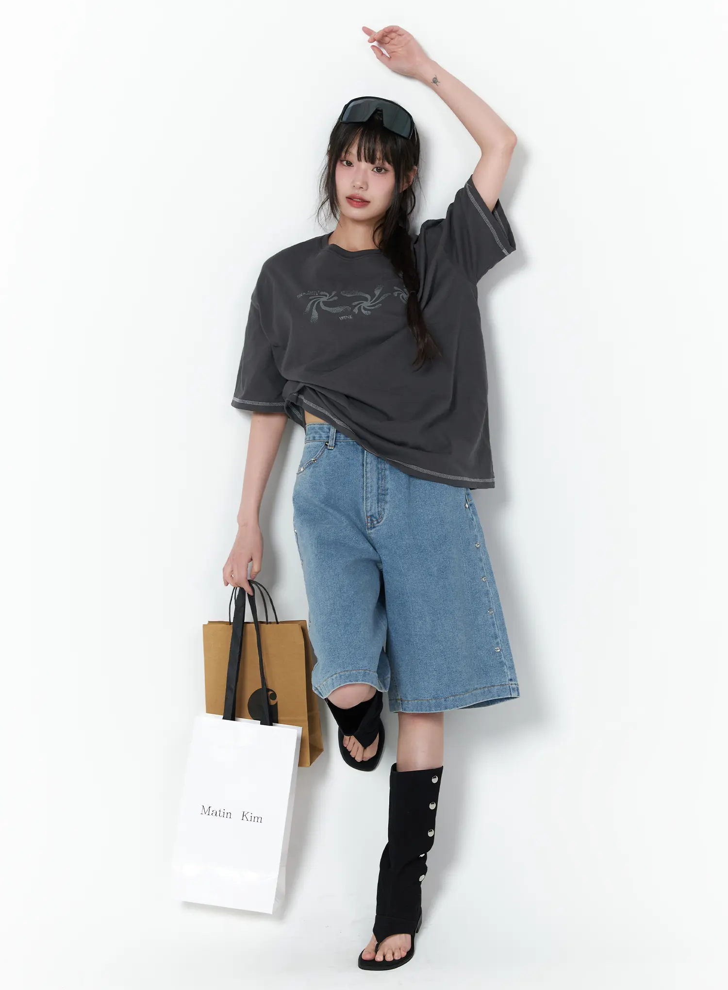 Monroe Embellished Jorts CA529