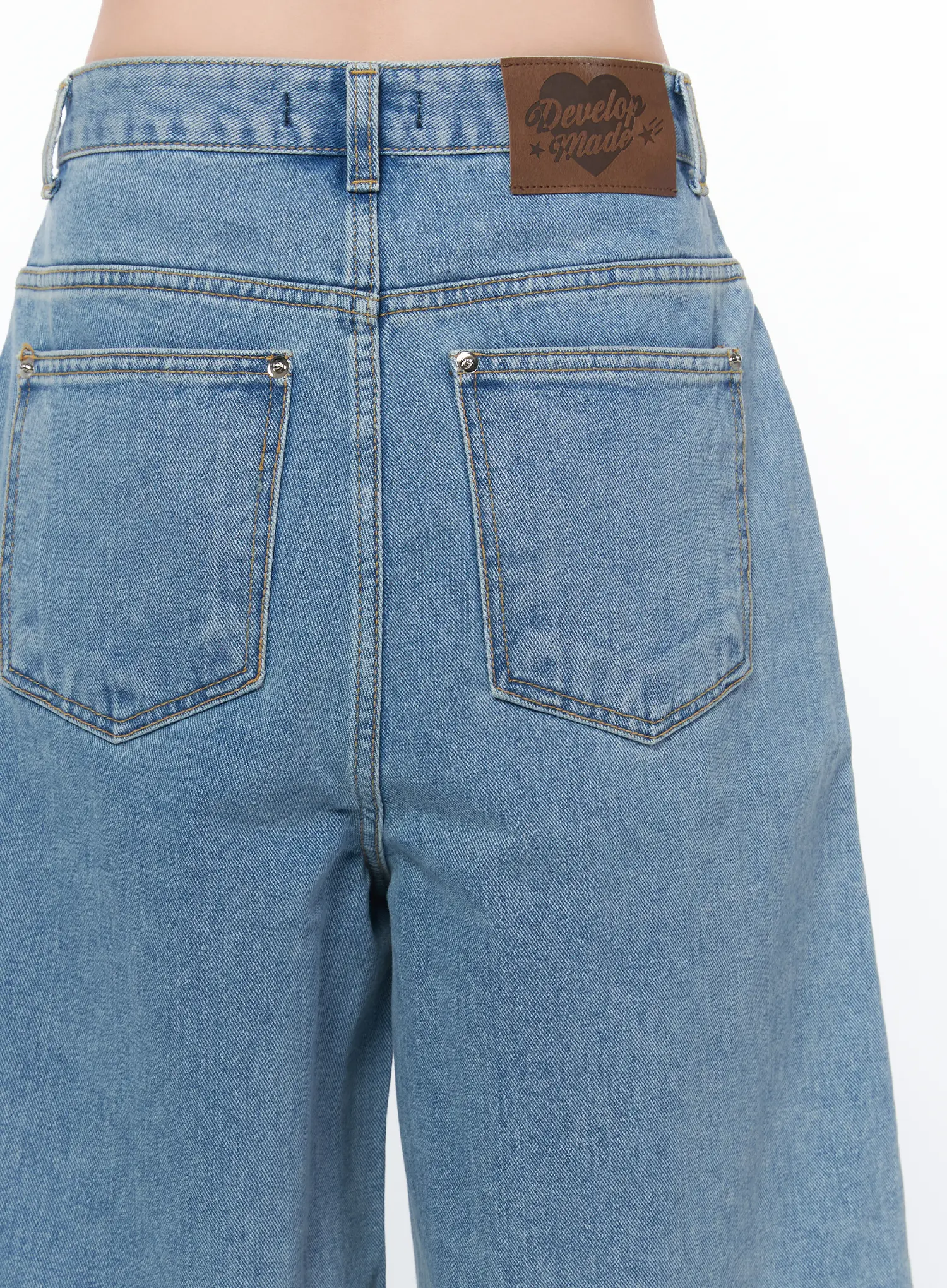 Monroe Embellished Jorts CA529 - Image 7