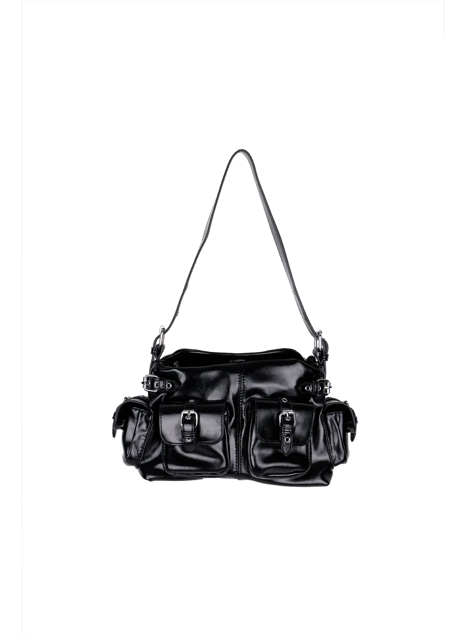 Multi-Pocket Belt Shoulder Bag CA514 - Image 6