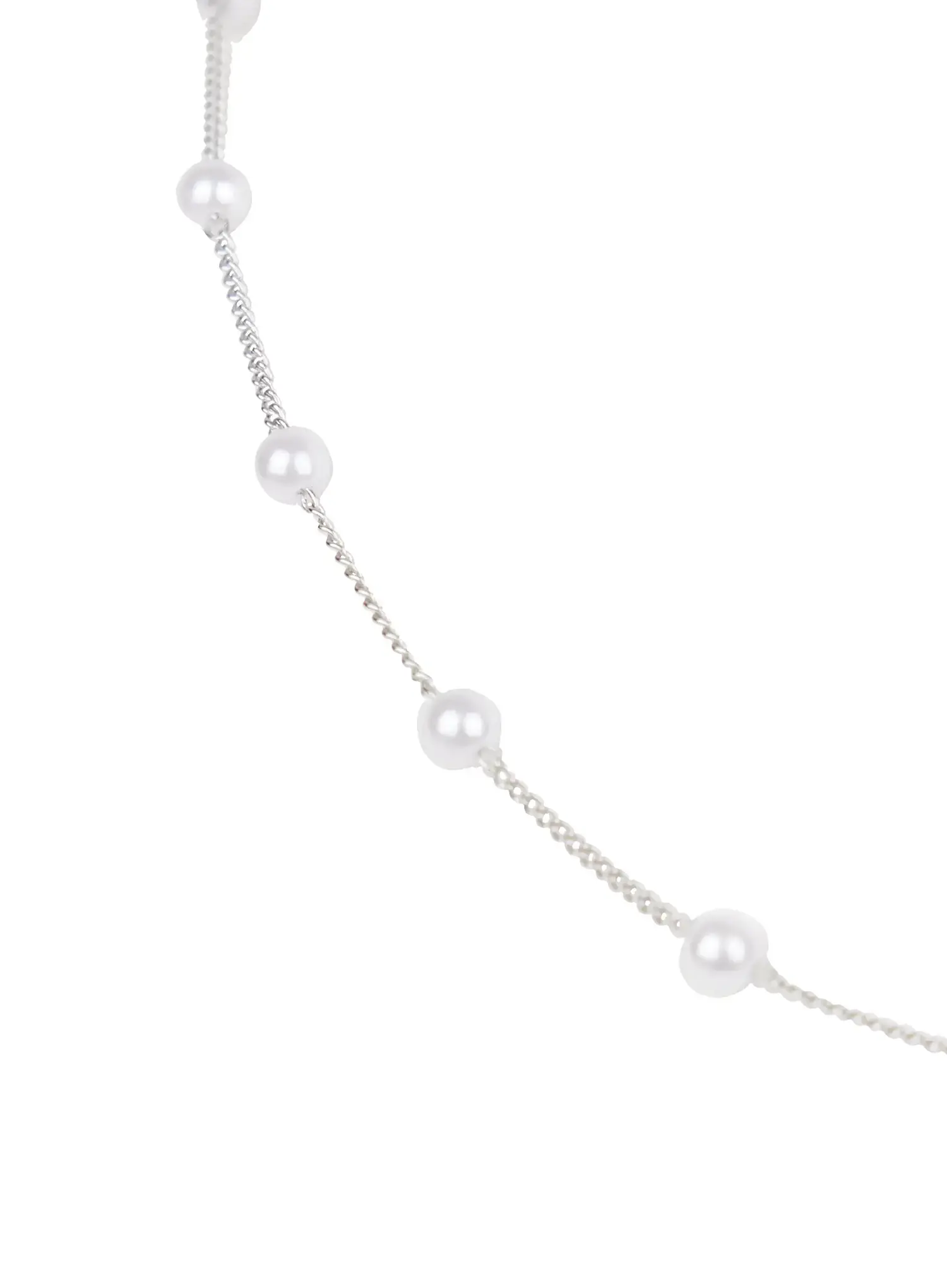 Multi-Strand Faux-Pearl Detail Layered Necklace IN510 - Image 8