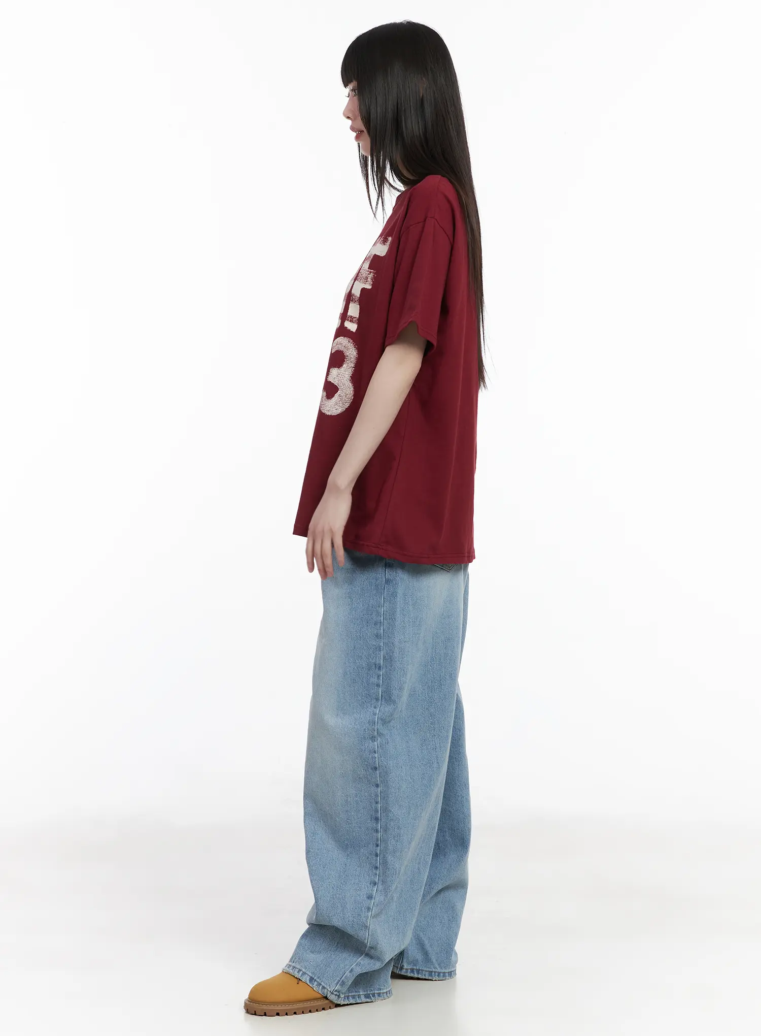 Nini Washed Wide Leg Jeans CM525 - Image 3