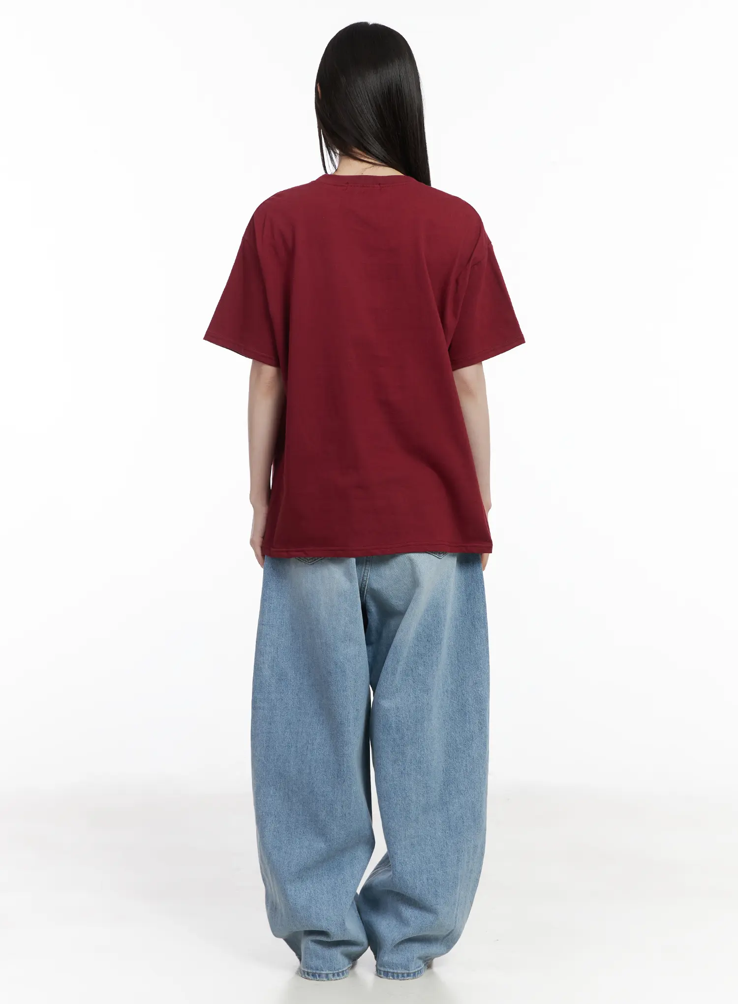 Nini Washed Wide Leg Jeans CM525 - Image 4