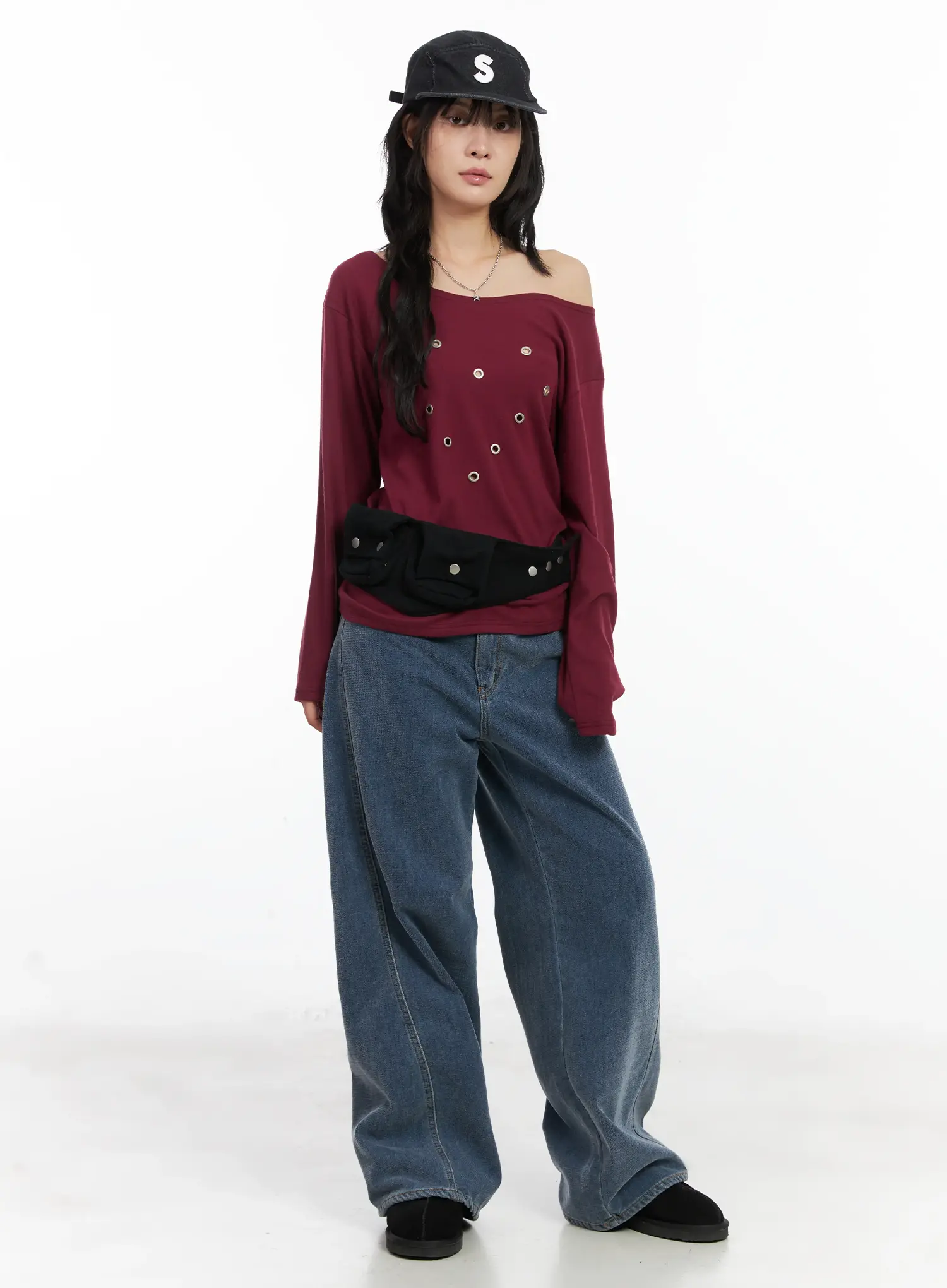 Norah Oversized Jeans CN528 - Image 2
