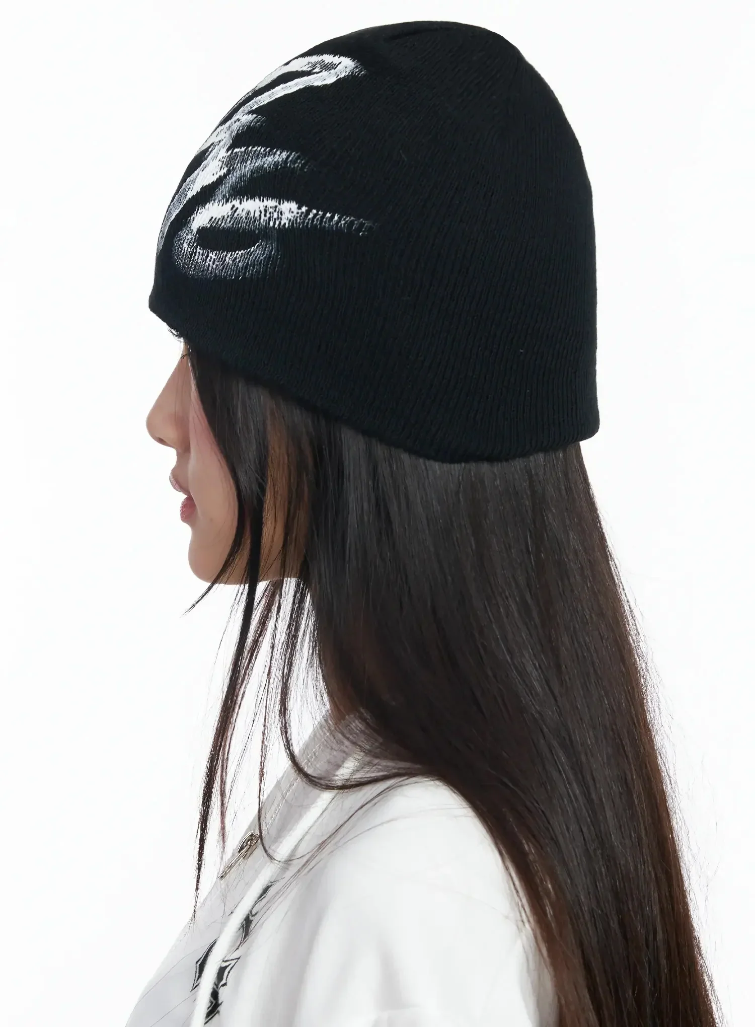 Not Cute Ribbed Beanie IM506 - Image 9