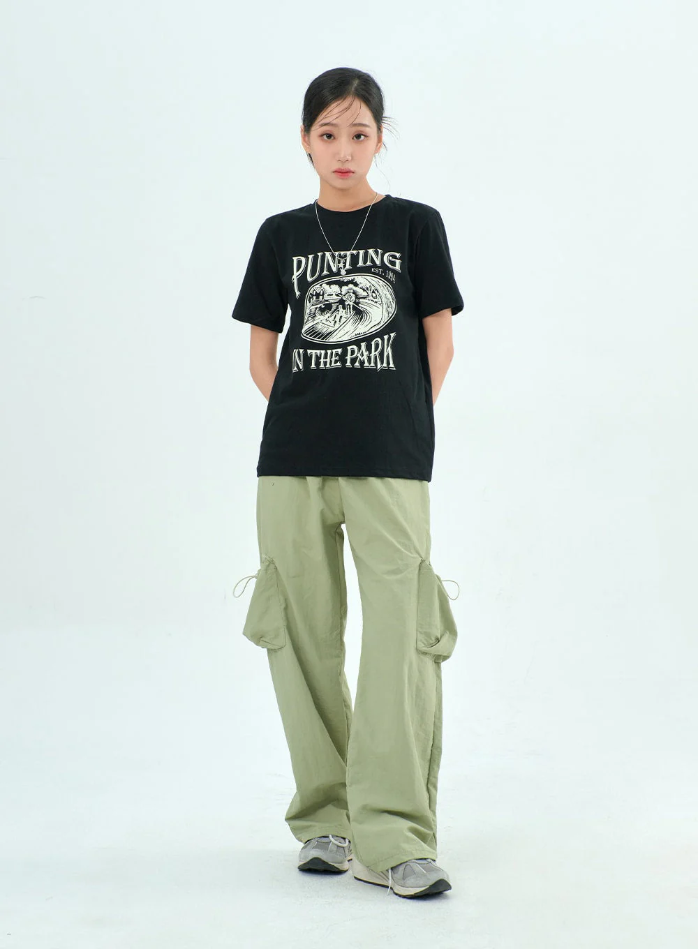 Nylon Pocket Pants BY304 - Image 8