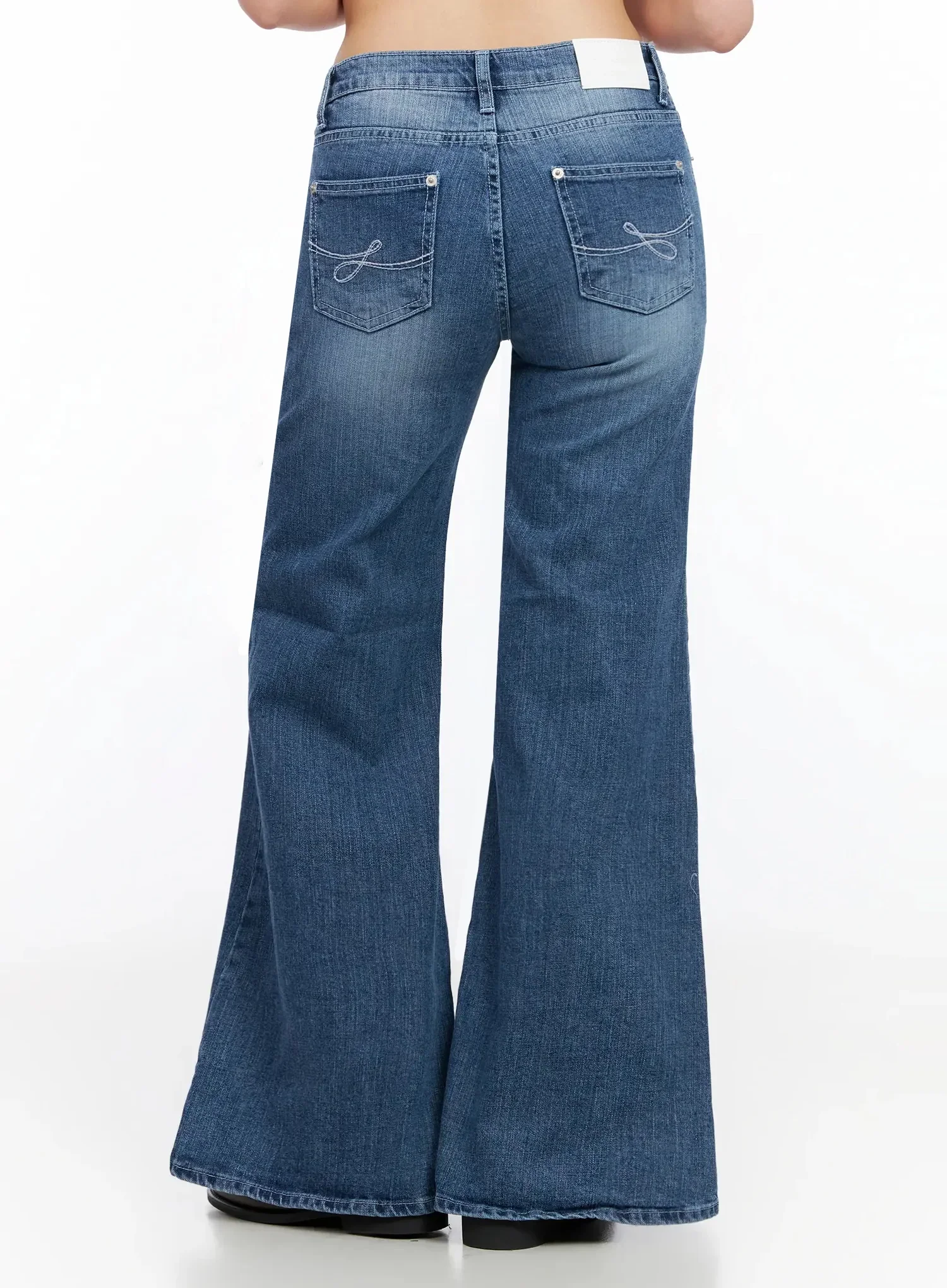 Nyomi Low Rise Hip Pad Bootcut Jeans IA523 - Image 10