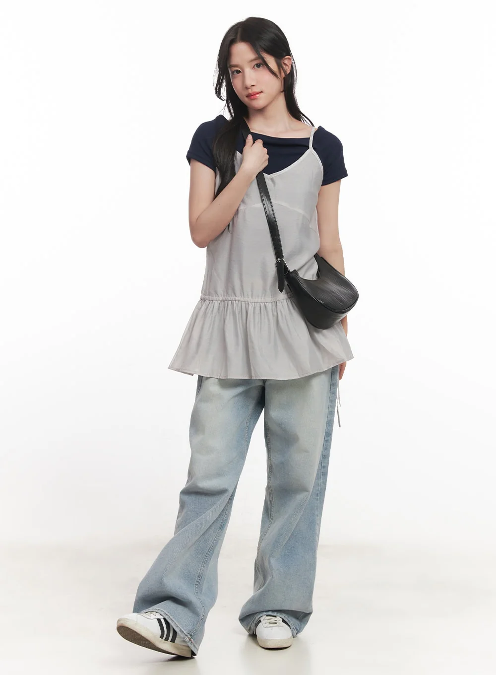 Off-Shoulder Cropped T-Shirt CA510 - Image 5