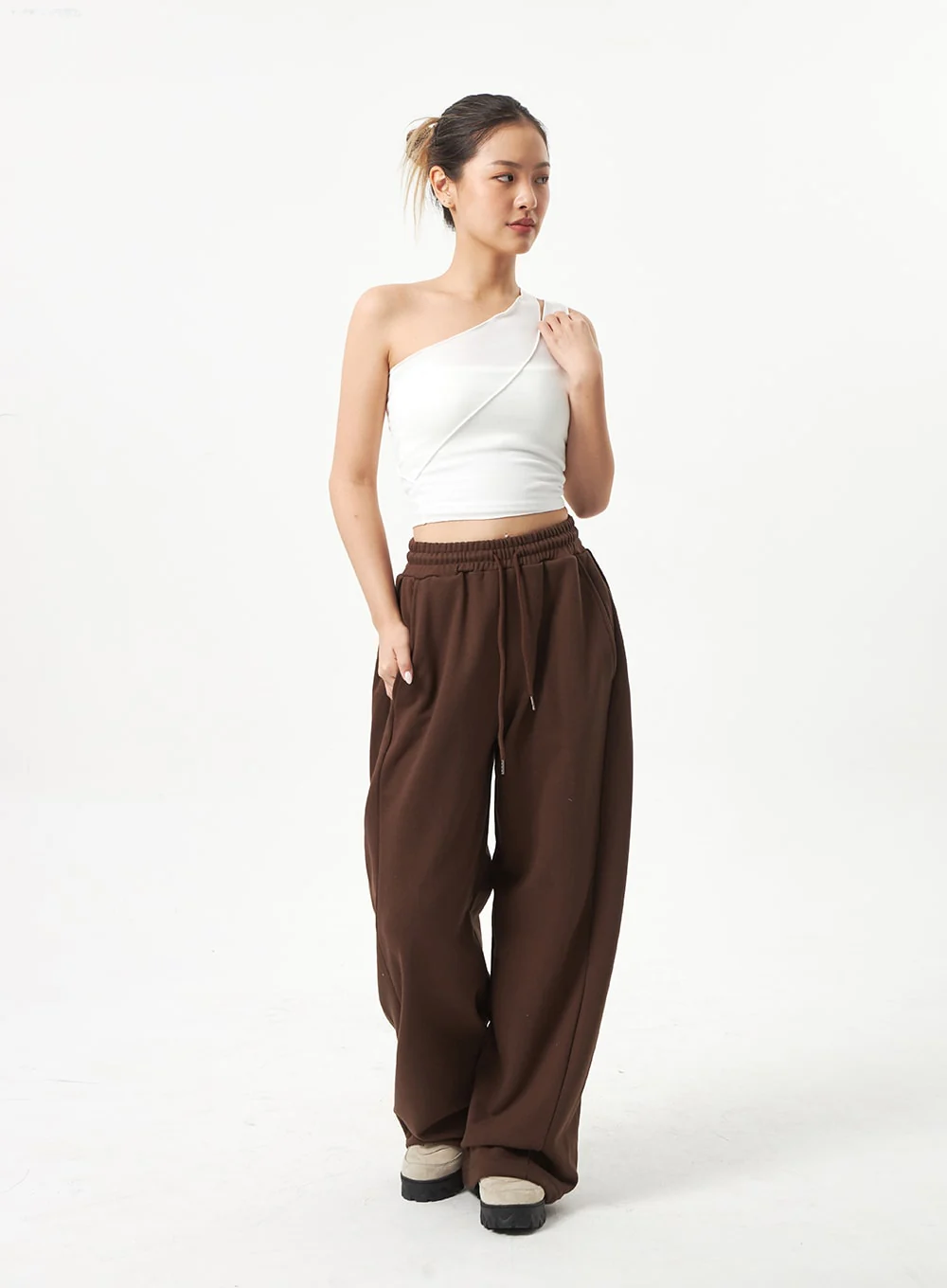Off-Shoulder Cut Out Top CA318 - Image 10