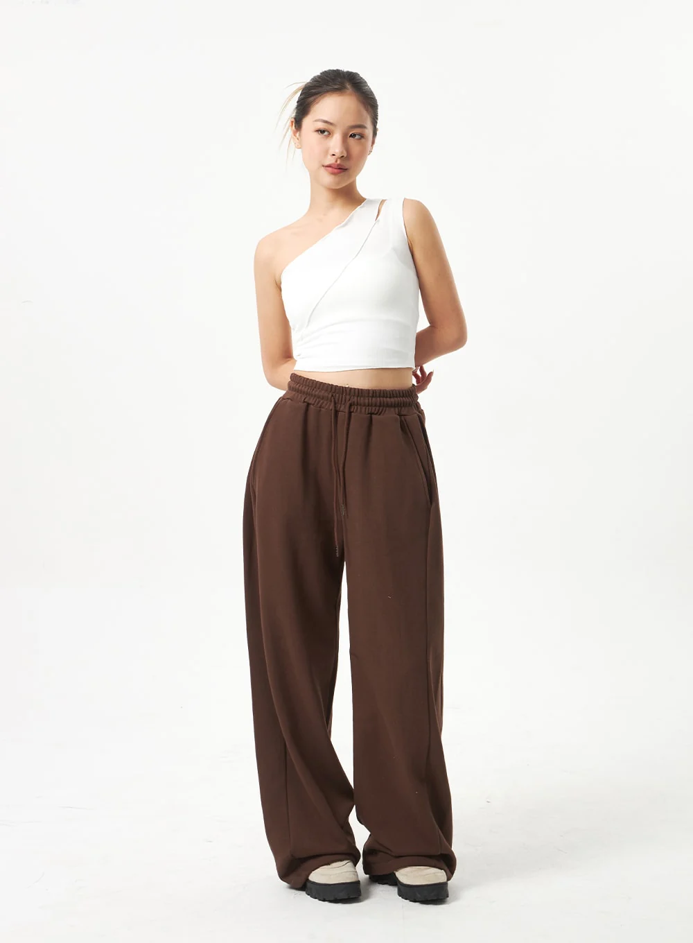 Off-Shoulder Cut Out Top CA318 - Image 3