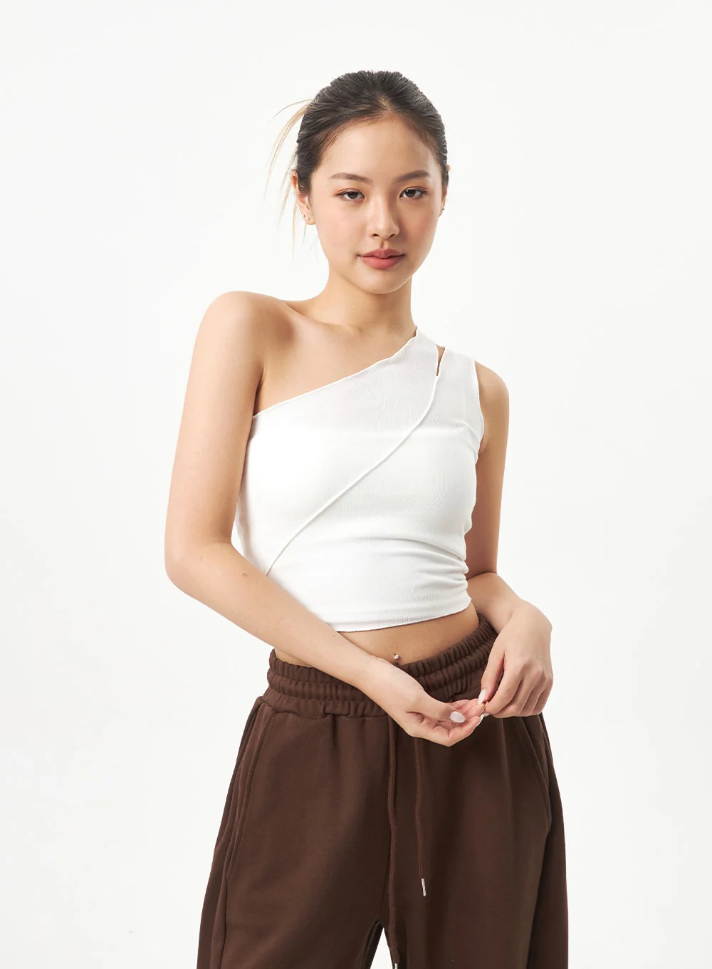 Off-Shoulder Cut Out Top CA318 - Image 5