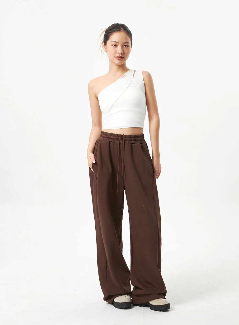 Off-Shoulder Cut Out Top CA318 - Image 7