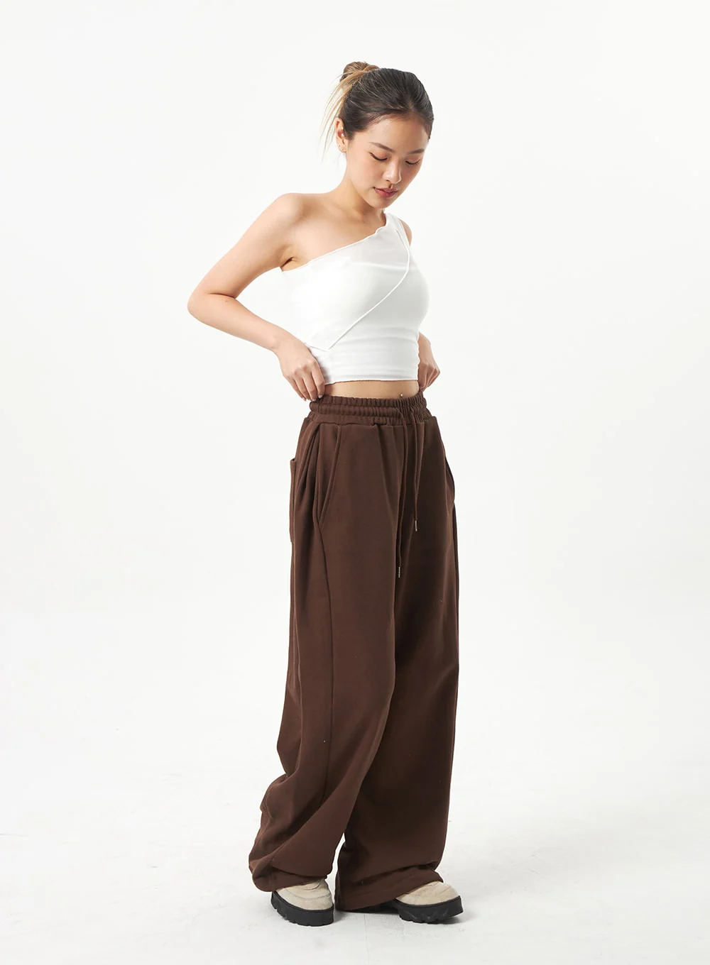 Off-Shoulder Cut Out Top CA318 - Image 8