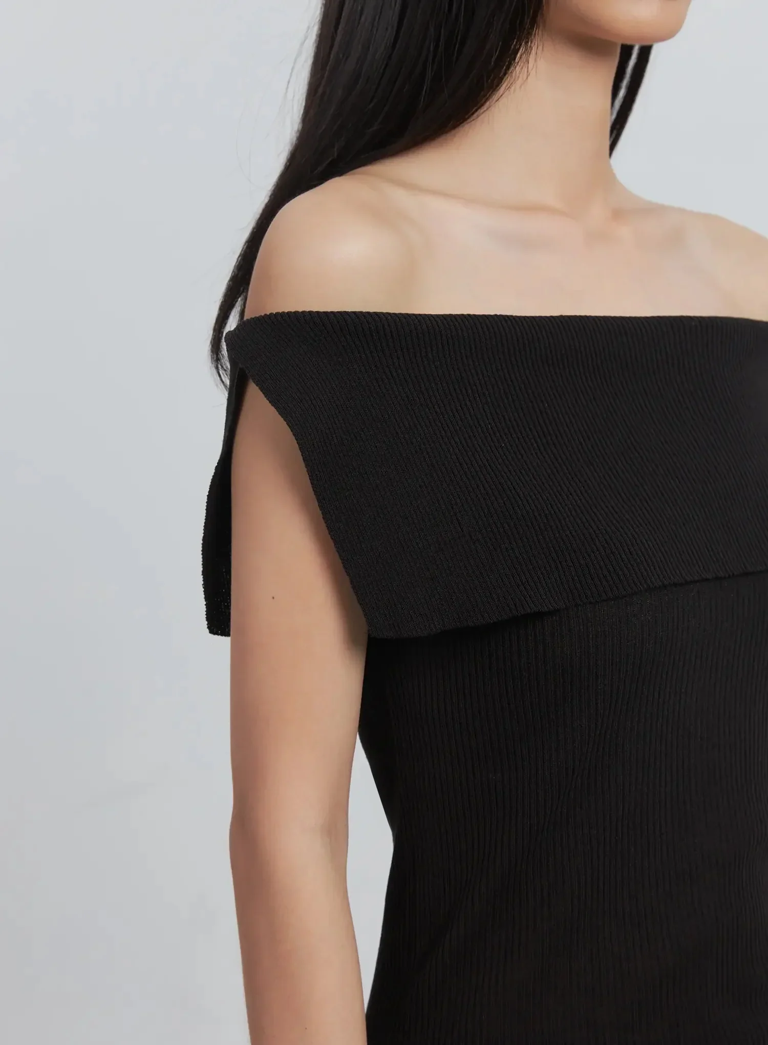 Off-Shoulder Linen Blouse IU512 - Image 11