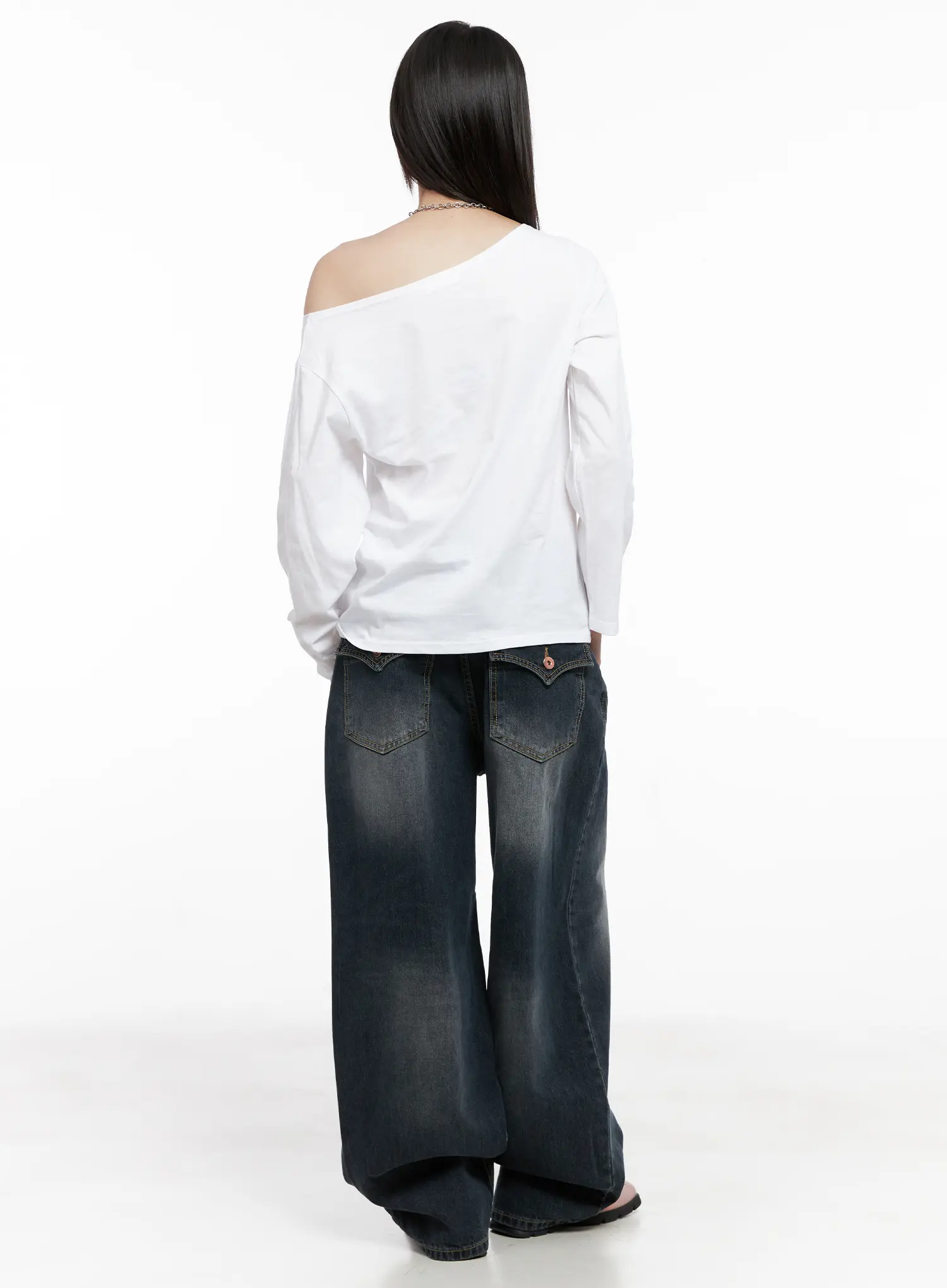 Off-Shoulder Long Sleeve Top CG515 - Image 8