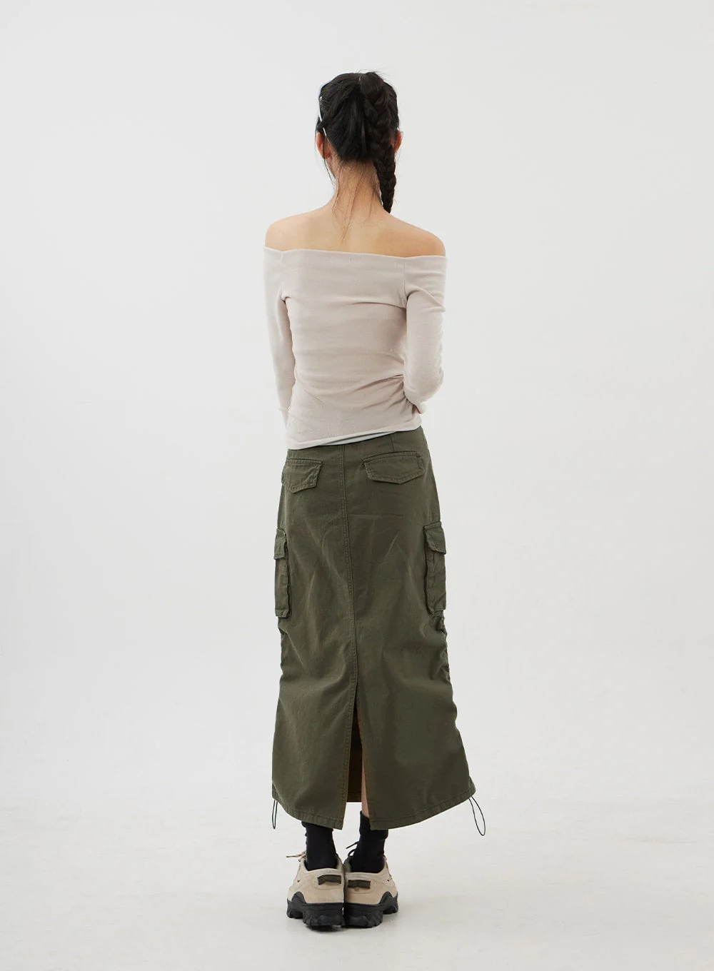 Off-Shoulder Long Sleeve Top CJ309 - Image 12