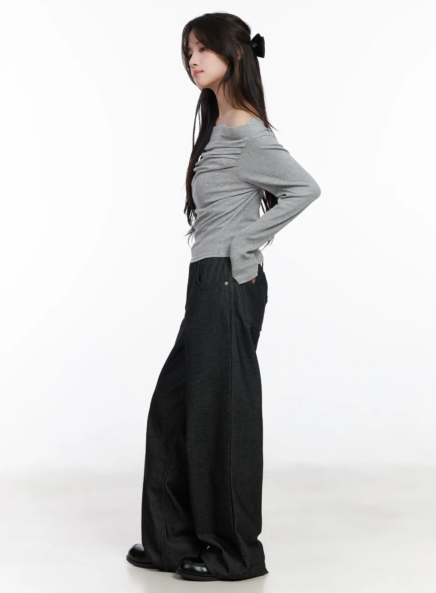 Off-Shoulder Long Sleeve Top CM531 - Image 4