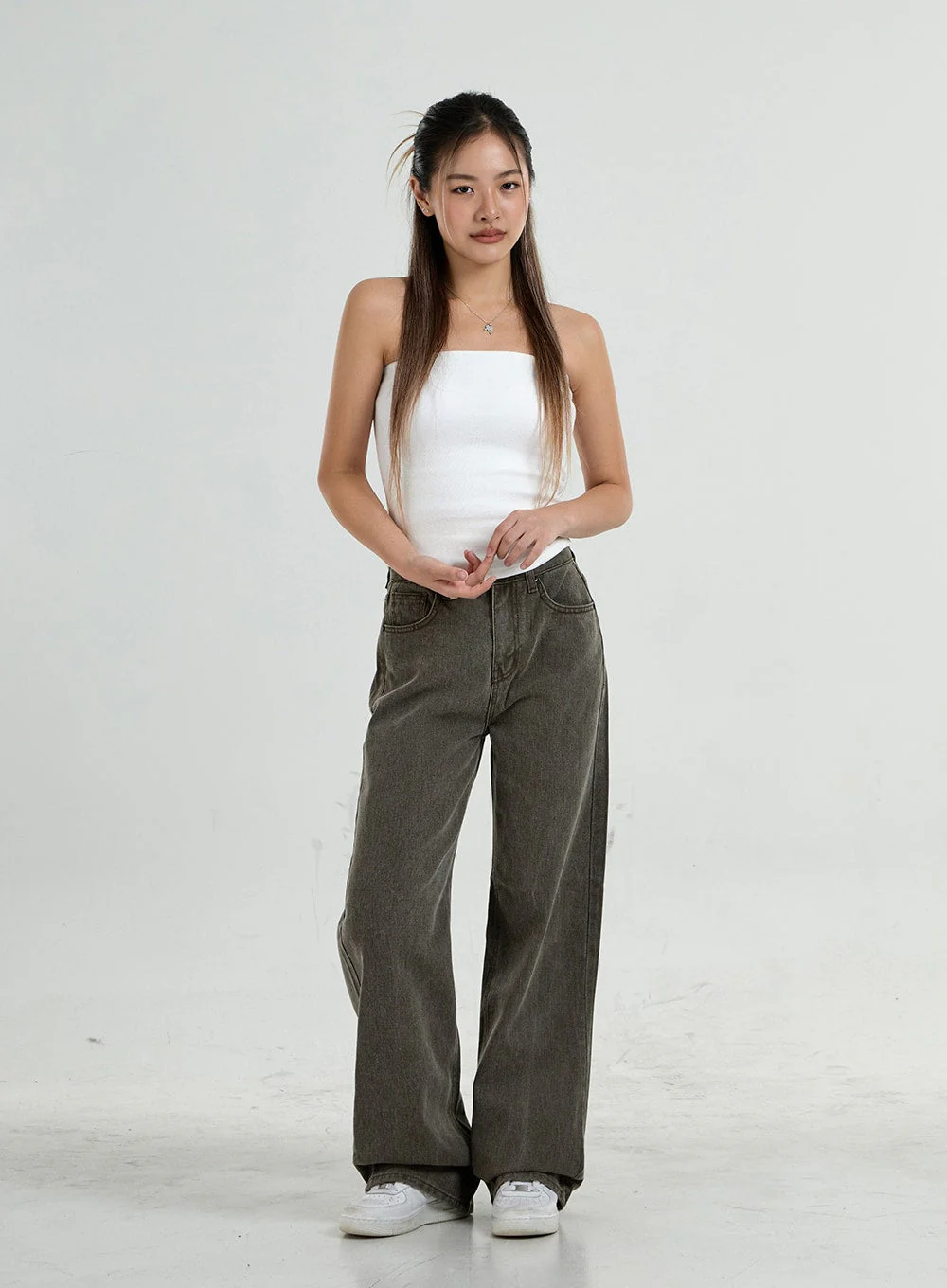 Off-Shoulder Semi Crop Top CO28 - Image 11