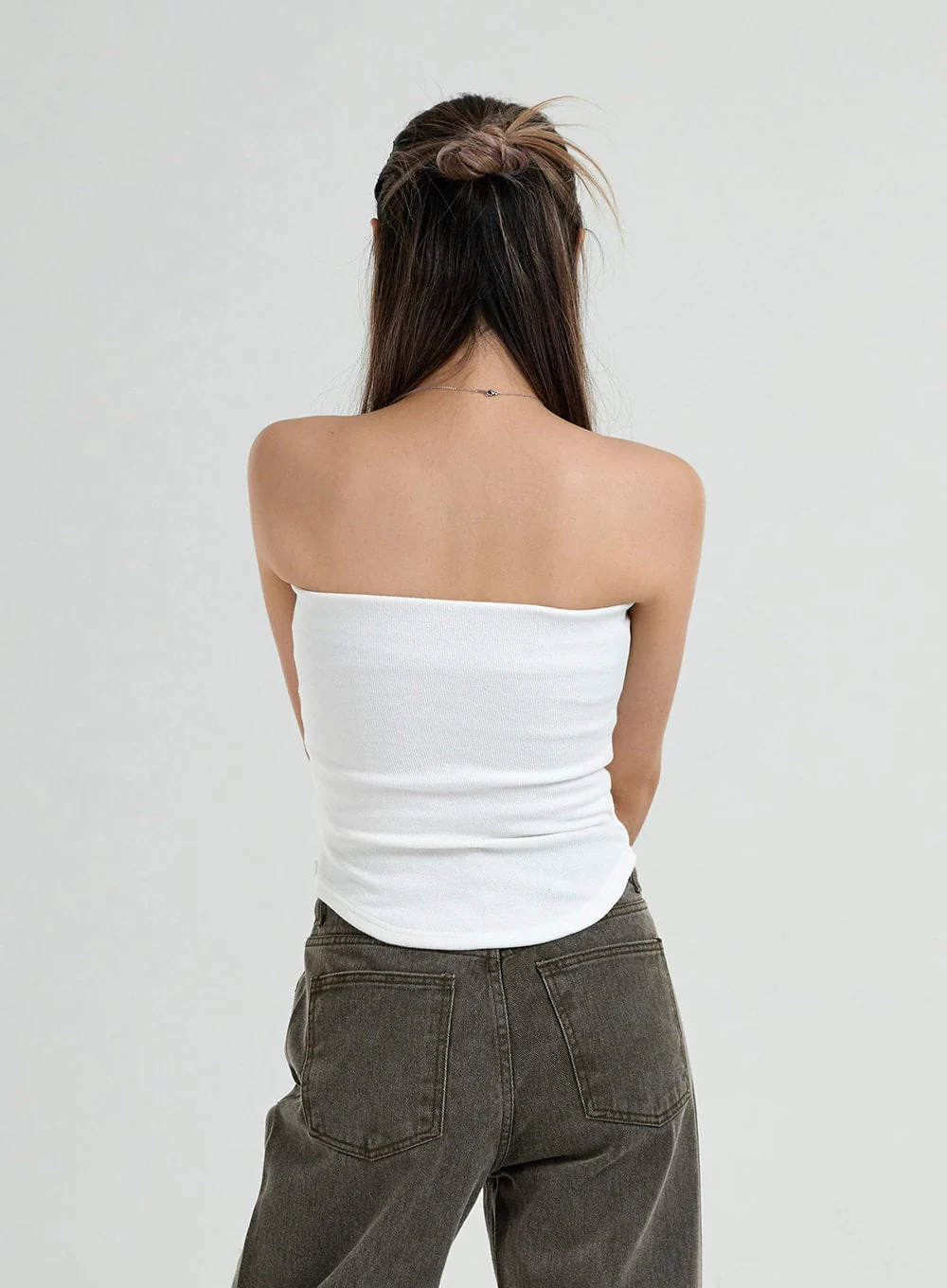 Off-Shoulder Semi Crop Top CO28 - Image 6