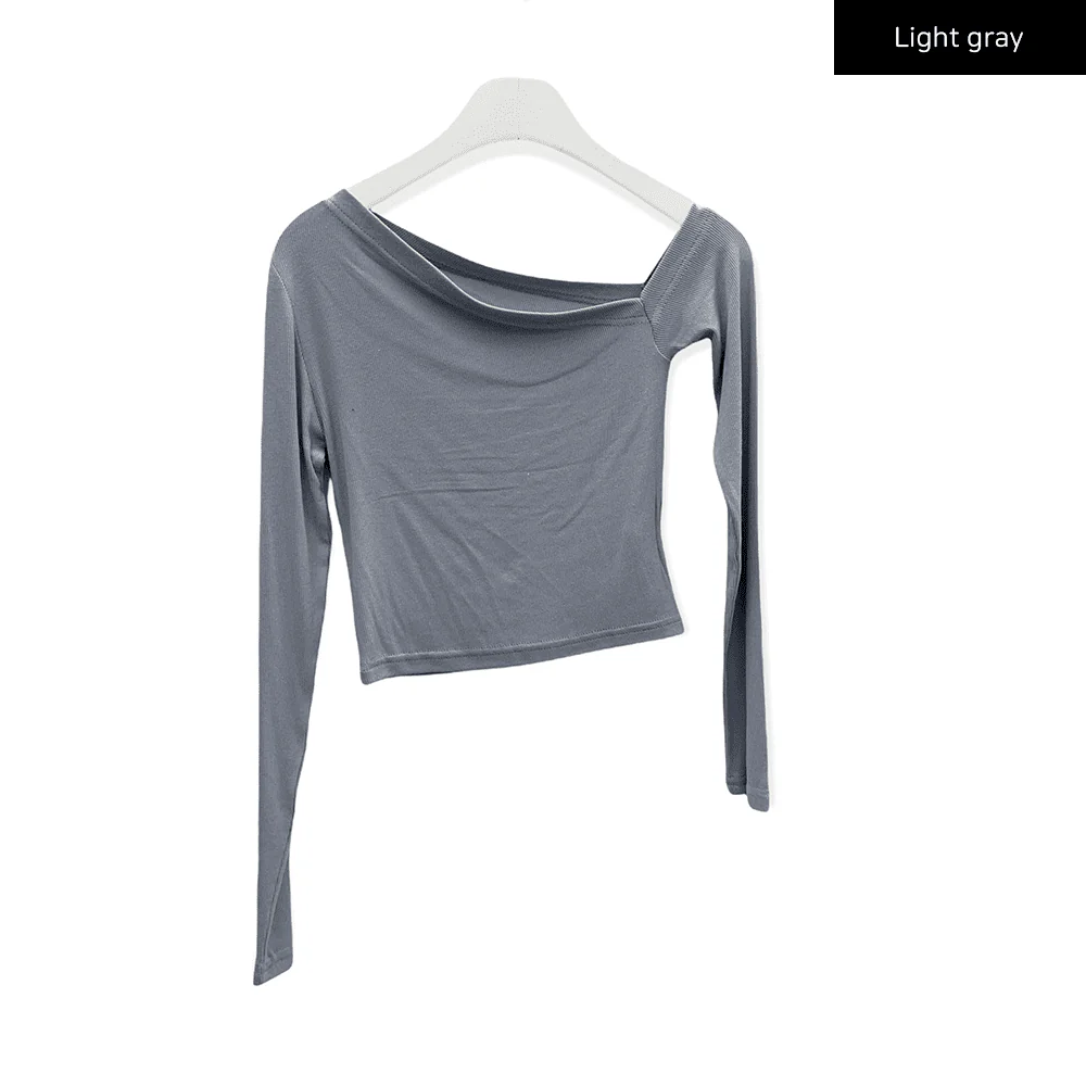 One Shoulder Crop Top C2701 - Image 17