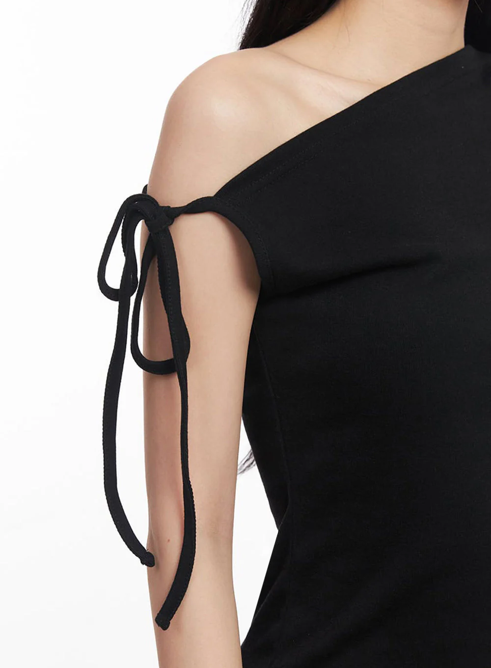 One-Shoulder Ribbon Top IY529 - Image 4