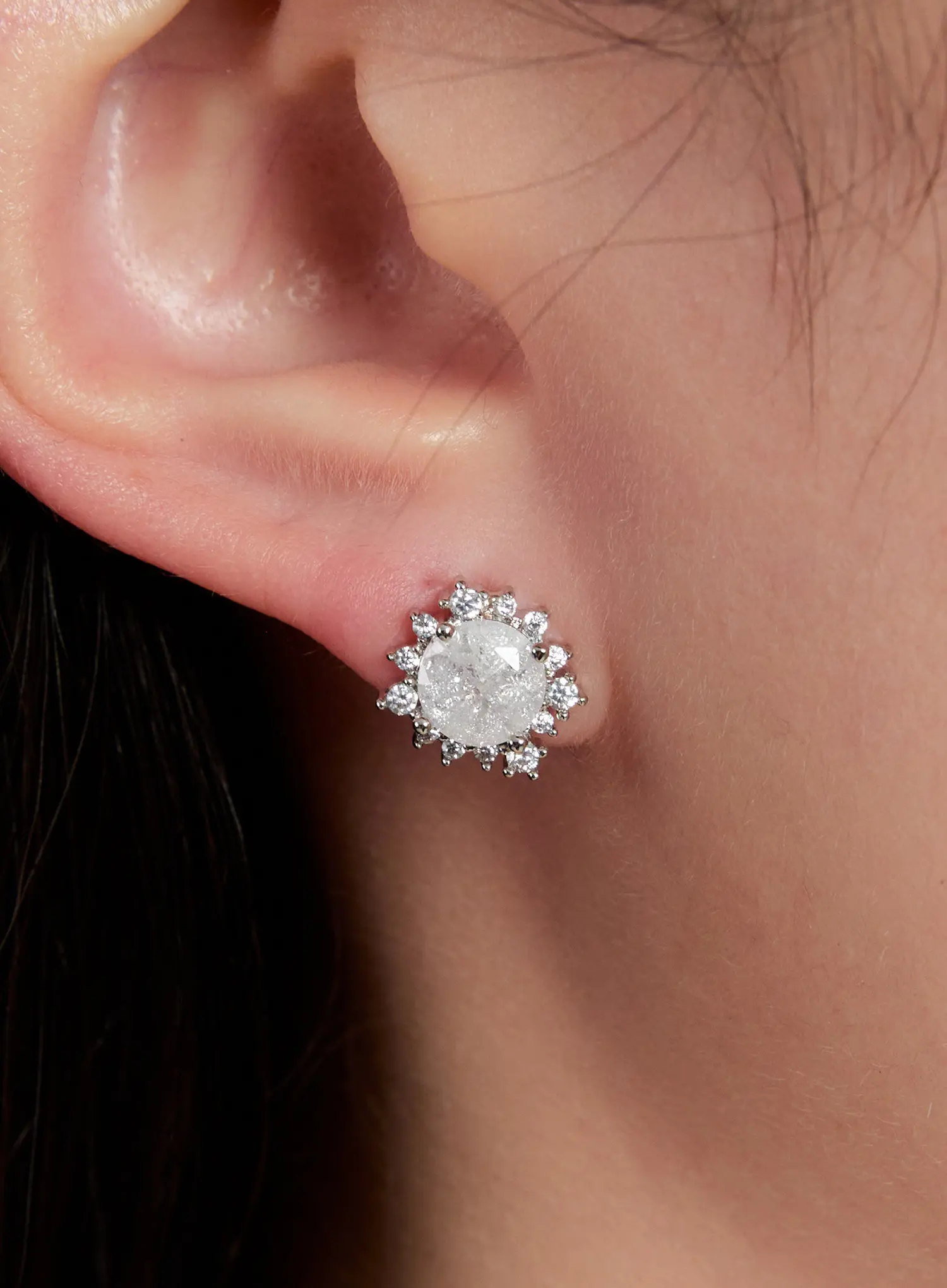 Opal Stud Earrings IN528 - Image 5