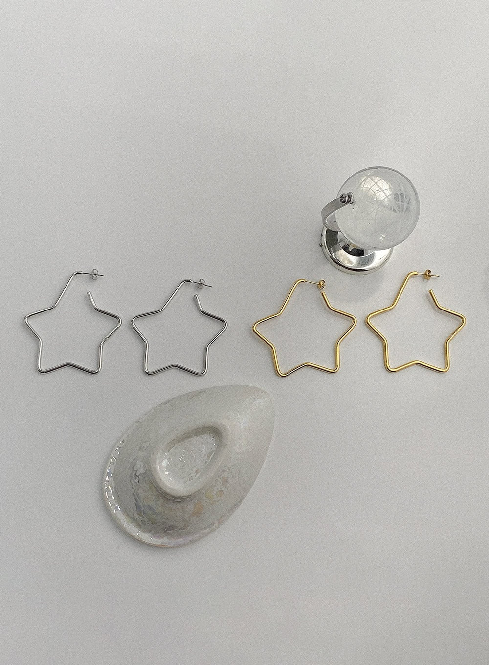 Orbit Big Star Earrings IA517 - Image 3