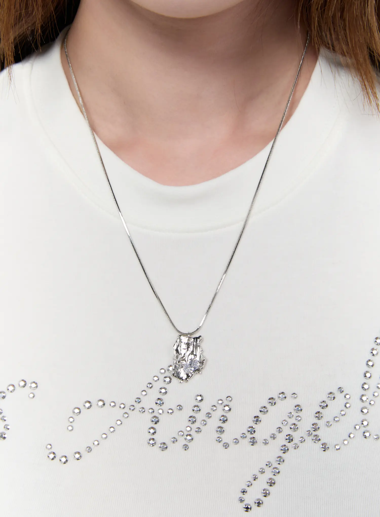 Organic Pendant Necklace CA527