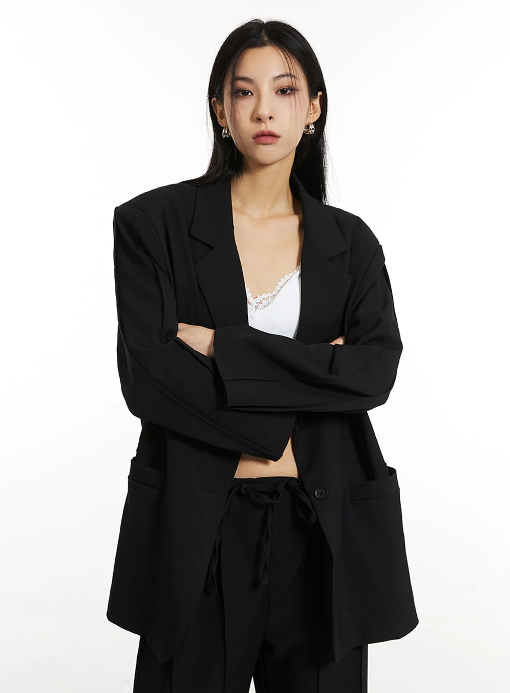 Oversize Loose Fit Blazer IN308 - Image 4