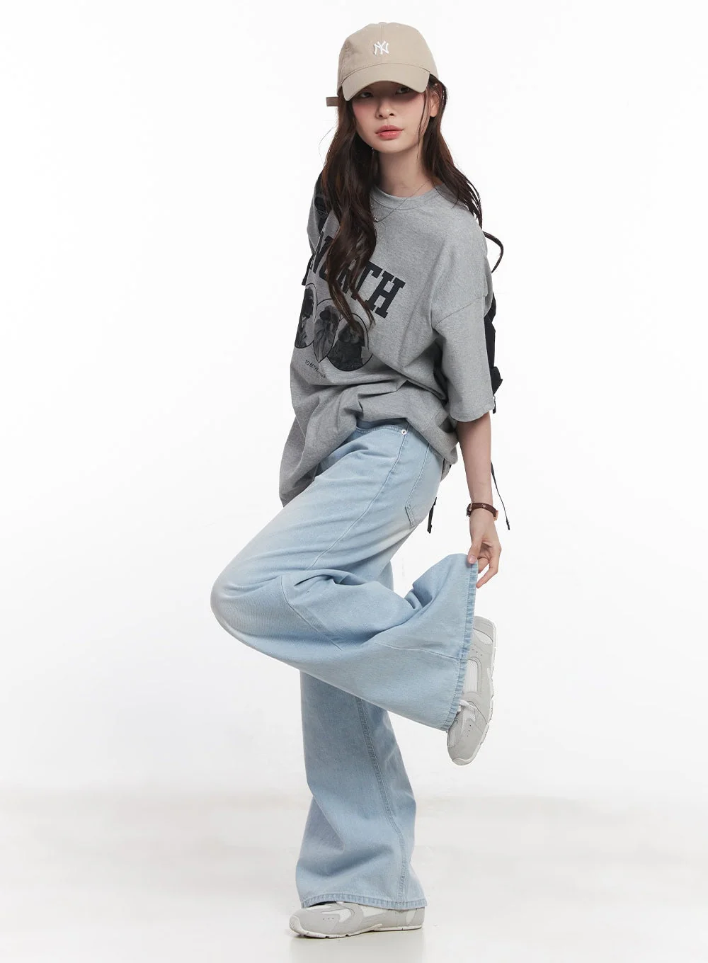 Oversized Baggy Graphic Tee CY519 - Image 10