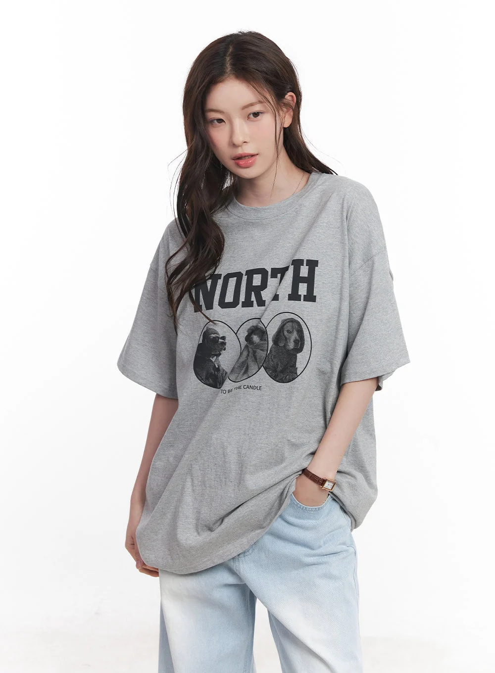 Oversized Baggy Graphic Tee CY519 - Image 11
