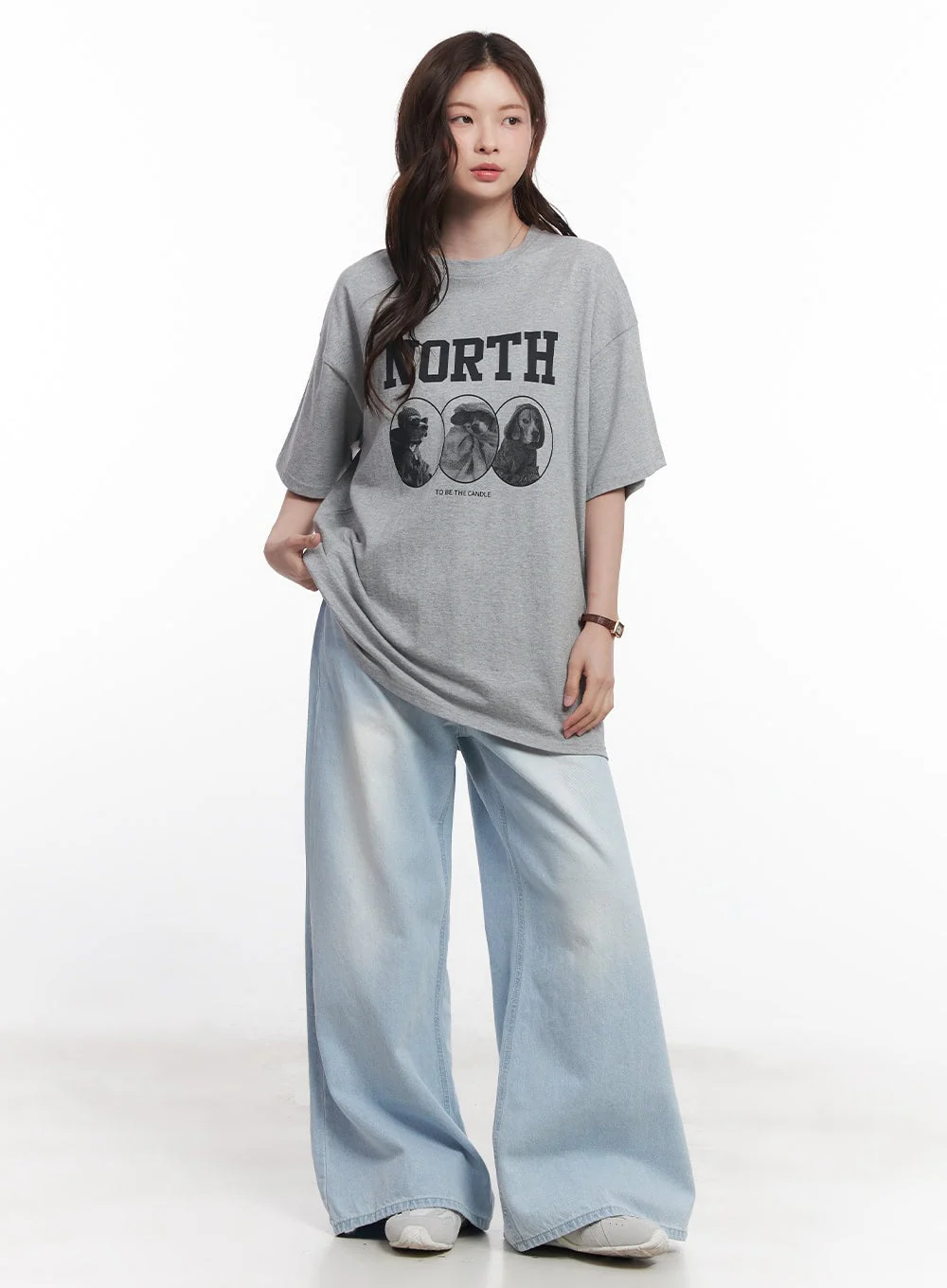 Oversized Baggy Graphic Tee CY519 - Image 4