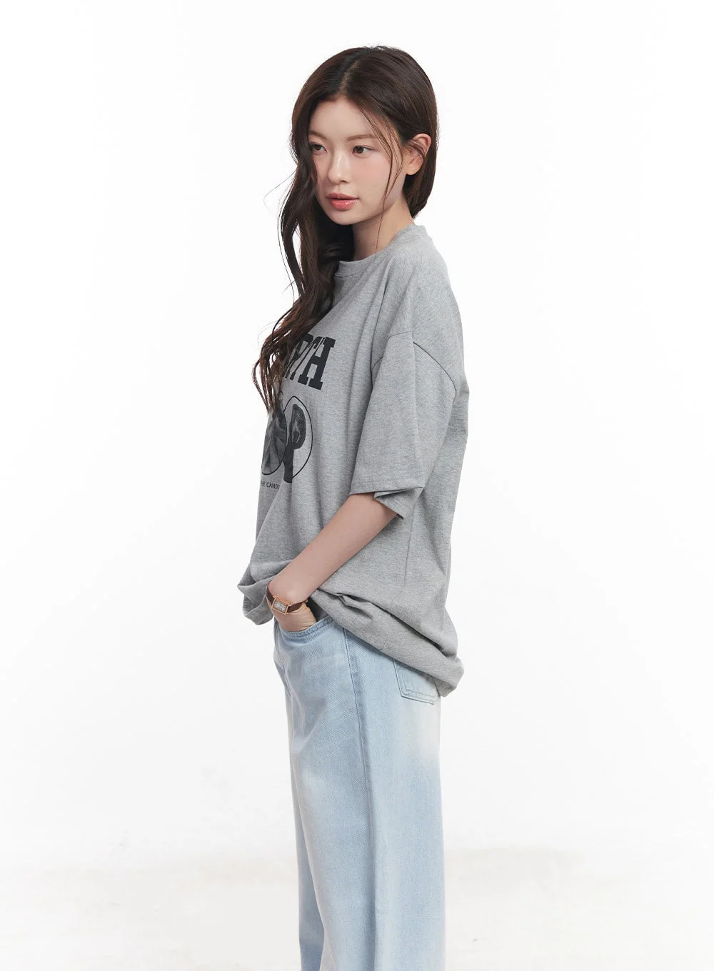 Oversized Baggy Graphic Tee CY519 - Image 6