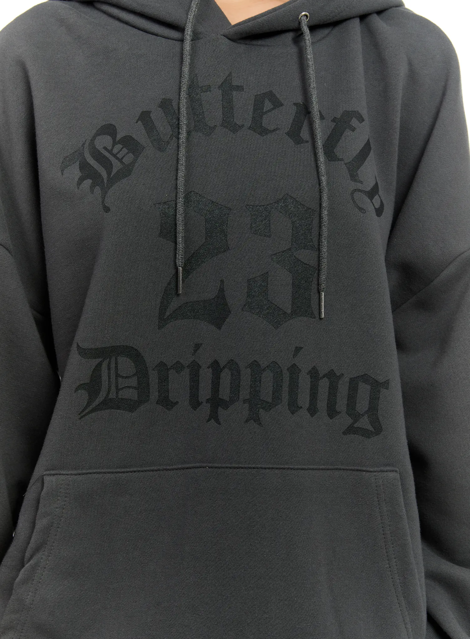 Oversized "Butterfly" Graphic Hoodie CG501 - Image 4